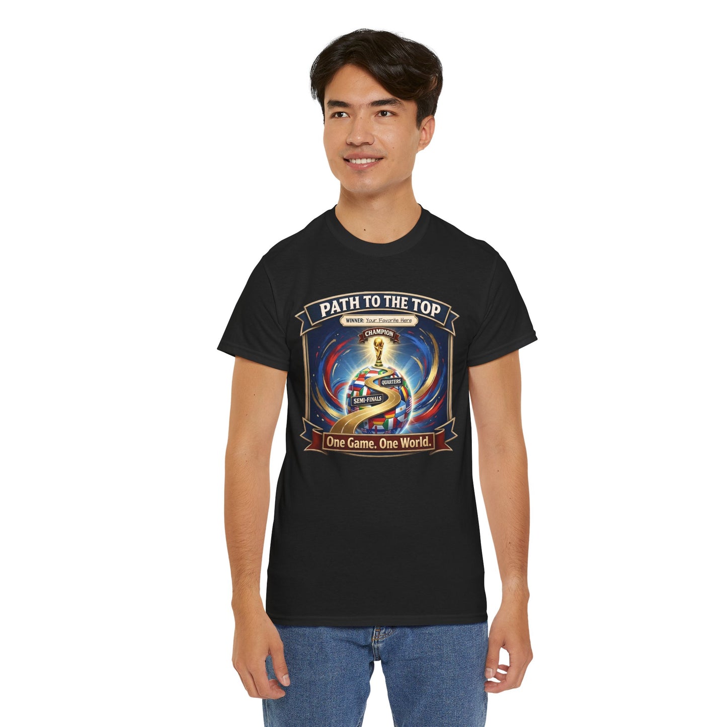 World Cup 2026 Cotton T-Shirt — “One Game. One World”