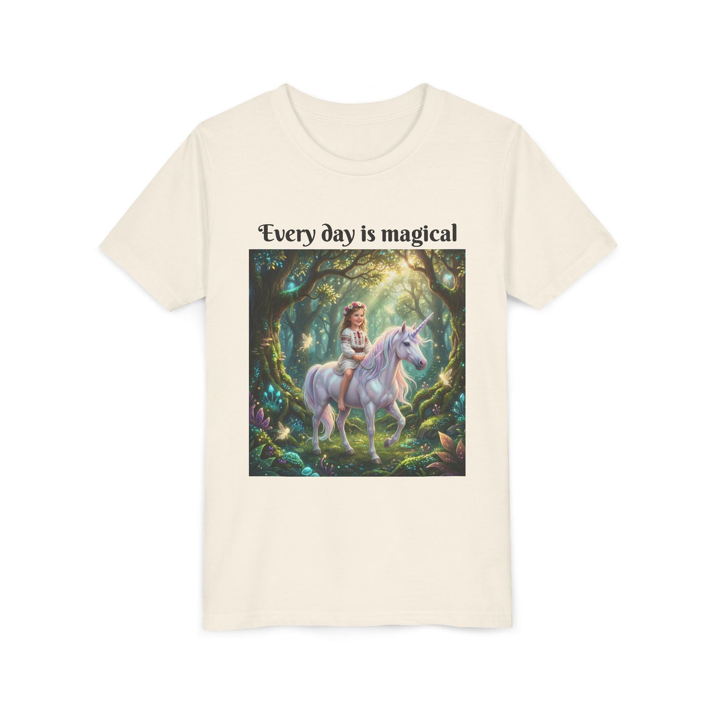 Custom T-Shirt "Princess on Unicorn" – Personalized with your Child Face