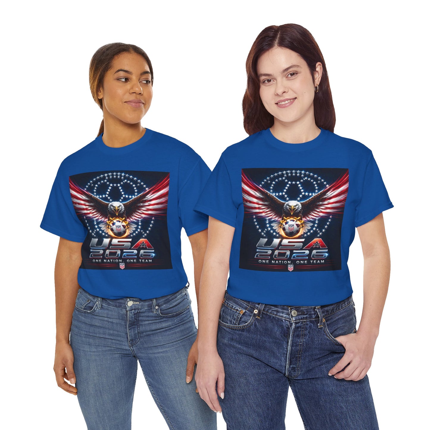 USA 2026 World Cup T-Shirt —  One Nation One Team cotton T-Shirt