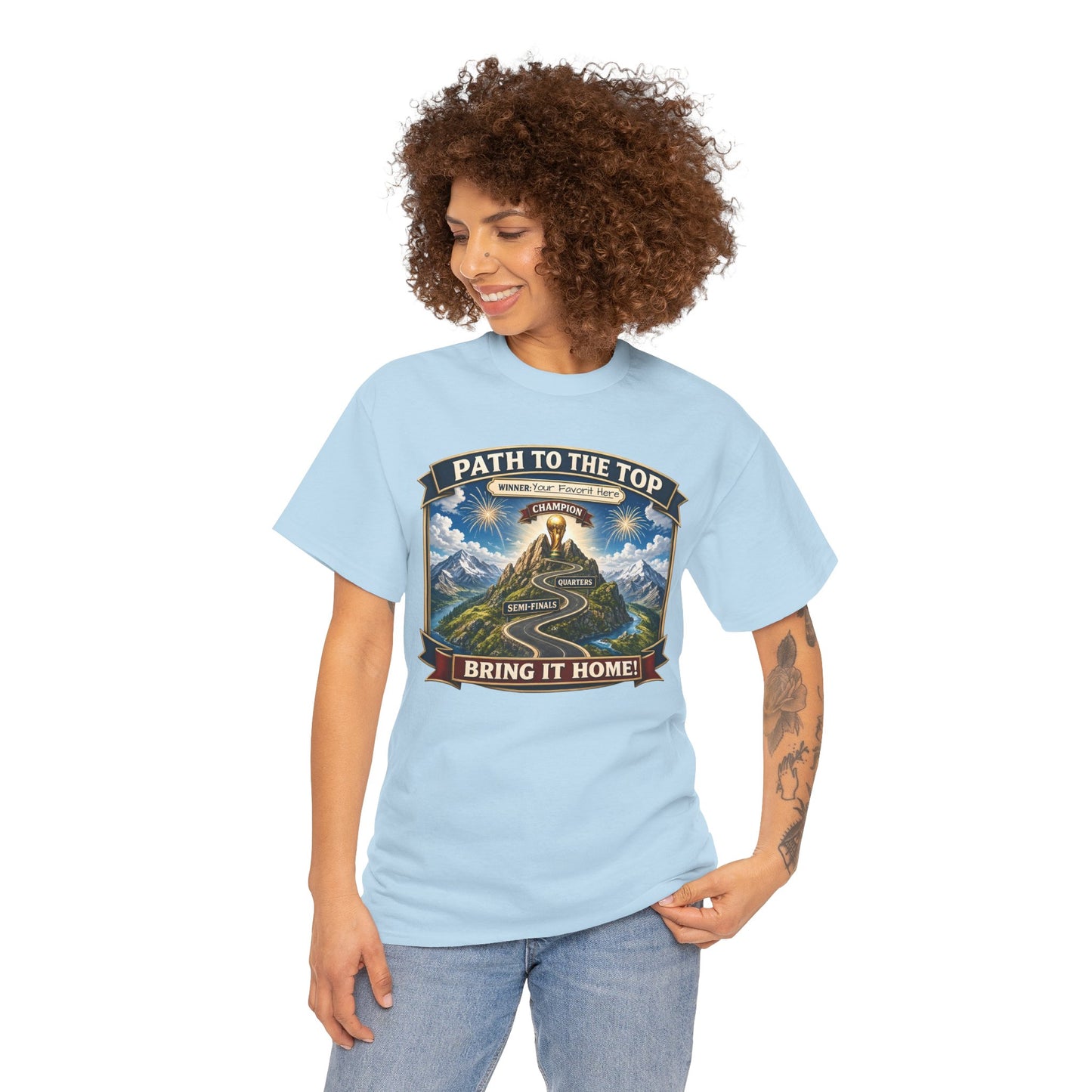 World Cup 2026 Cotton T-Shirt — “Your Favorite at the Top”
