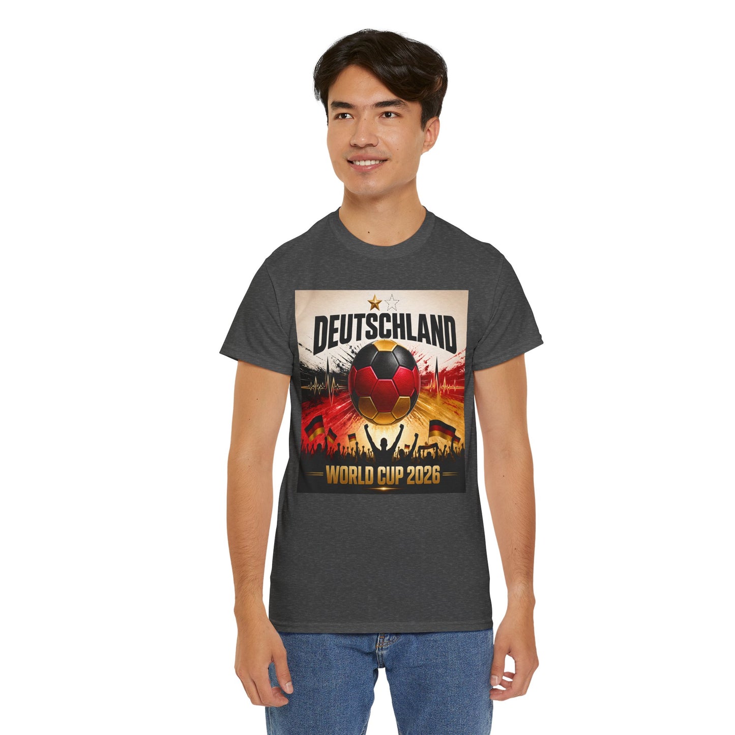 Deutschland World Cup 2026 Soccer T-Shirt — German Football Fan Tee