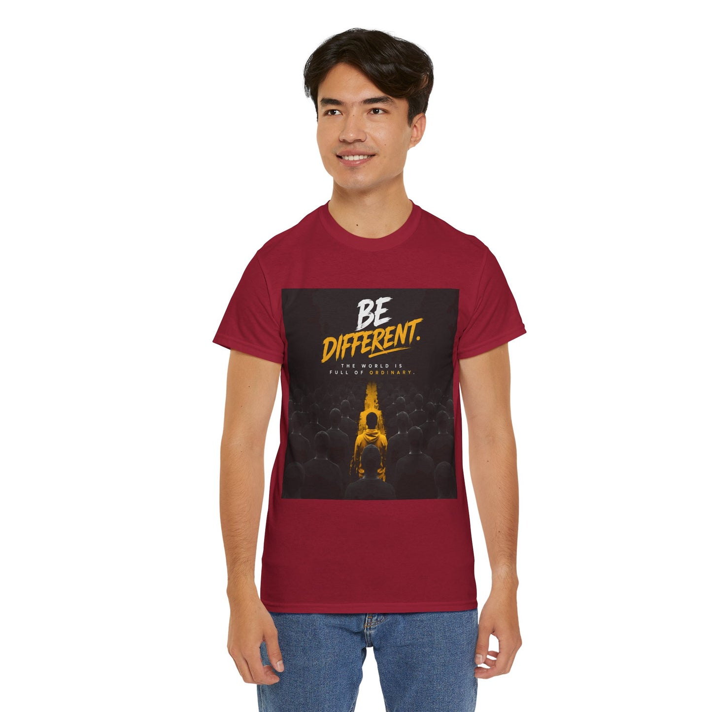 Motivational T-Shirts  "Be Different"  — Inspirational Graphic Cotton T-Shirt
