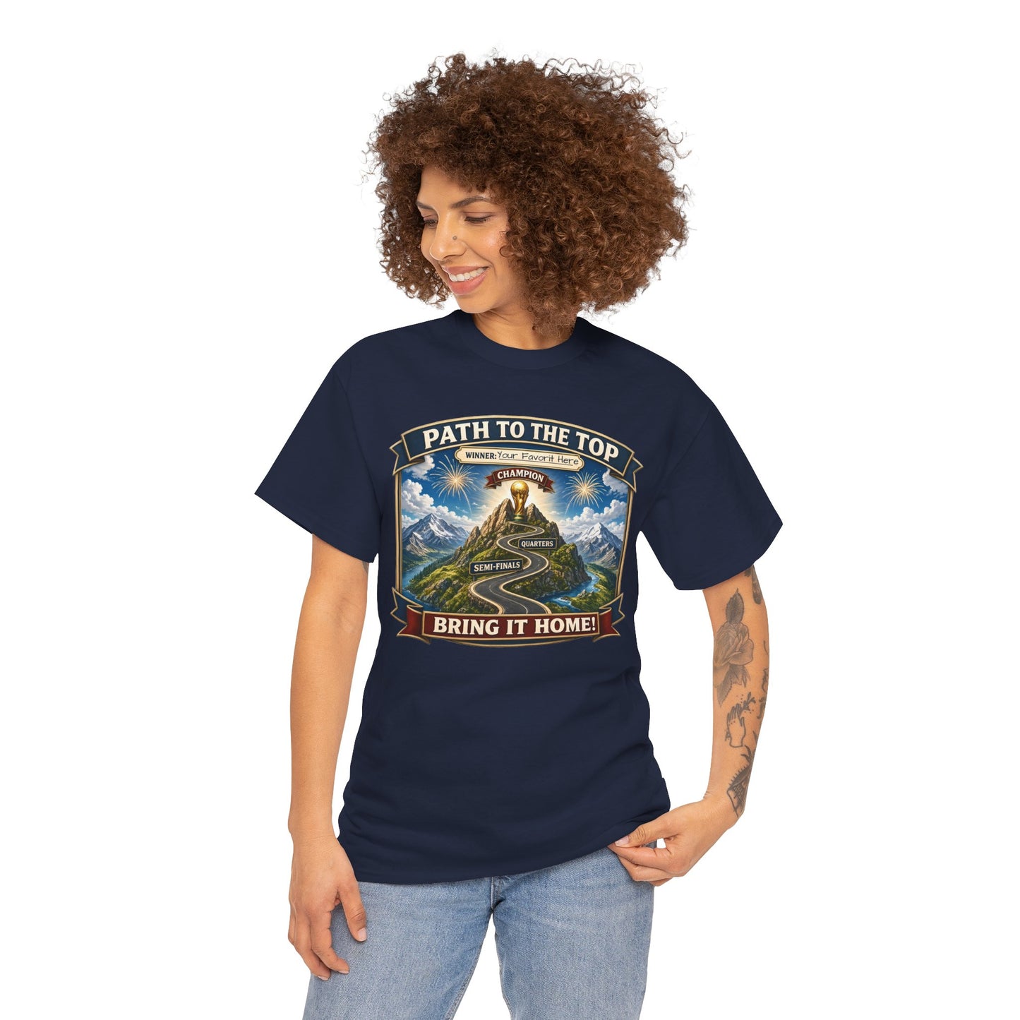 World Cup 2026 Cotton T-Shirt — “Your Favorite at the Top”