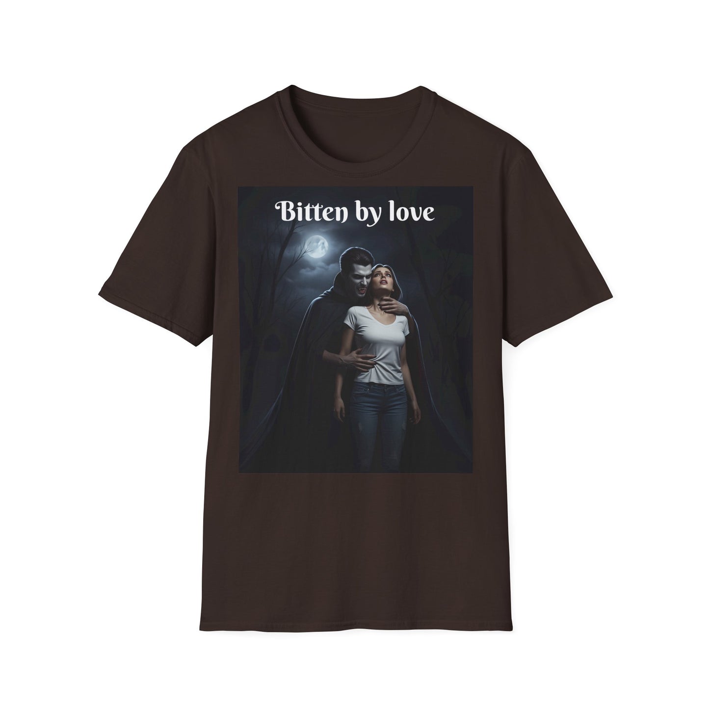 Customizable Unisex Cotton Softstyle Halloween T-Shirt - Romantic Gift, Couple's Apparel, Halloween Costume, Love Story Merchandise, Vintage Graphic Tee