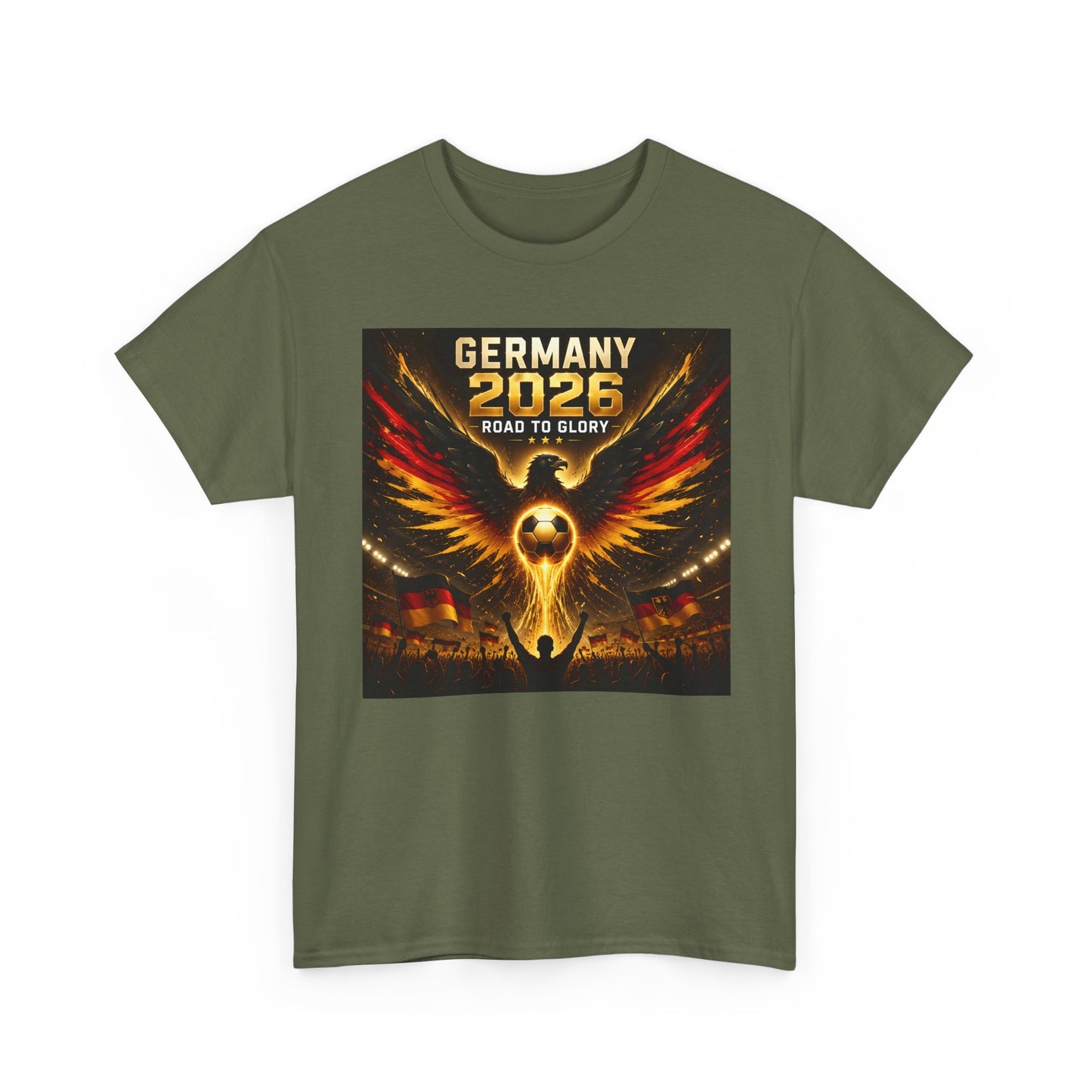 USA 2026 World Cup T-Shirt - Germany 2026 — Flaming Phoenix Football Fan Tee
