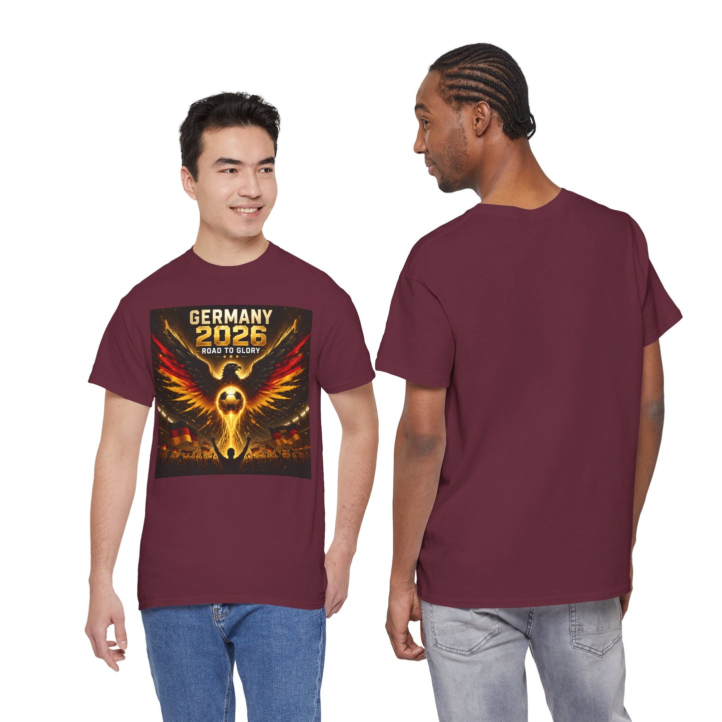 USA 2026 World Cup T-Shirt - Germany 2026 — Flaming Phoenix Football Fan Tee