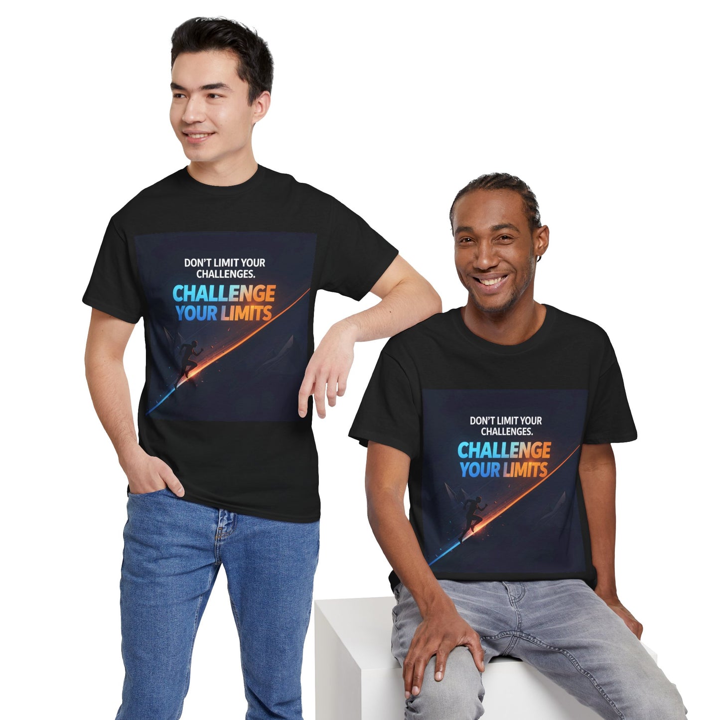 Challenge Your Limits T-Shirt — Motivational Adventure Tee