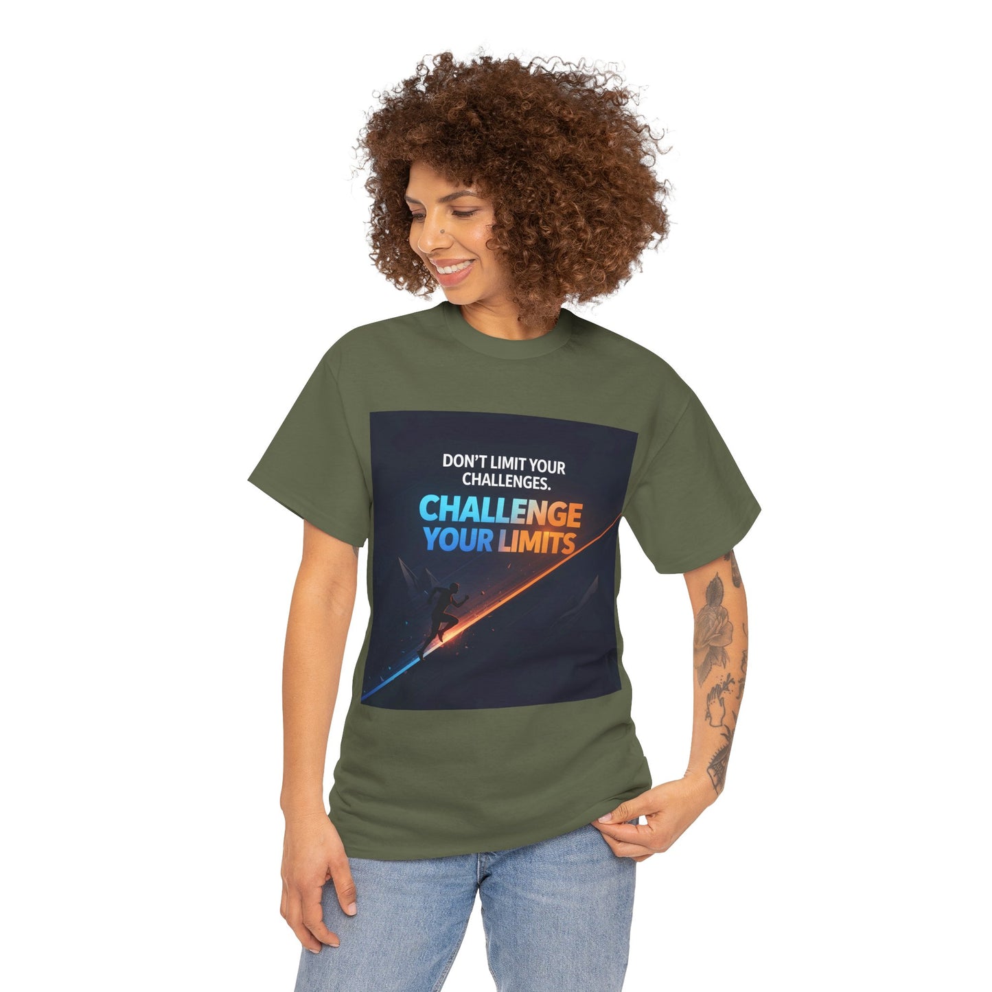 Challenge Your Limits T-Shirt — Motivational Adventure Tee