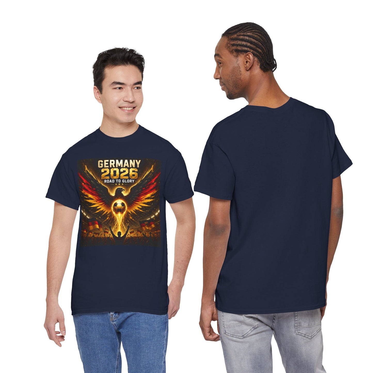 USA 2026 World Cup T-Shirt - Germany 2026 — Flaming Phoenix Football Fan Tee