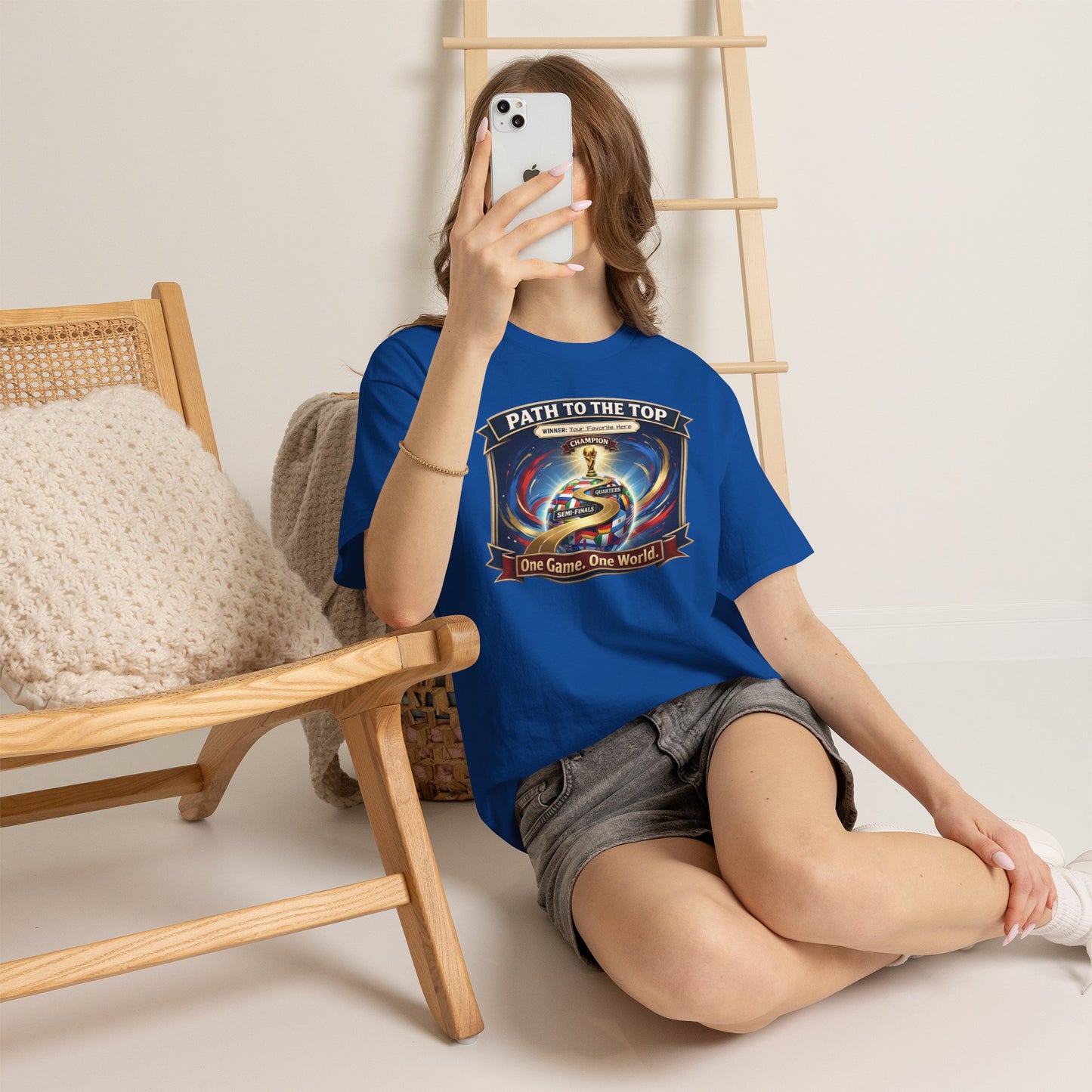 World Cup 2026 Cotton T-Shirt — “One Game. One World”