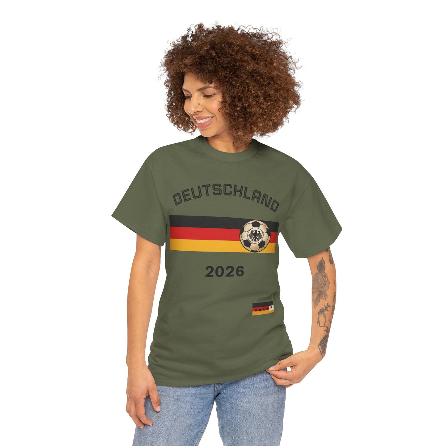 Deutschland 2026 World Cup T-Shirt — German Flag Football Shirt
