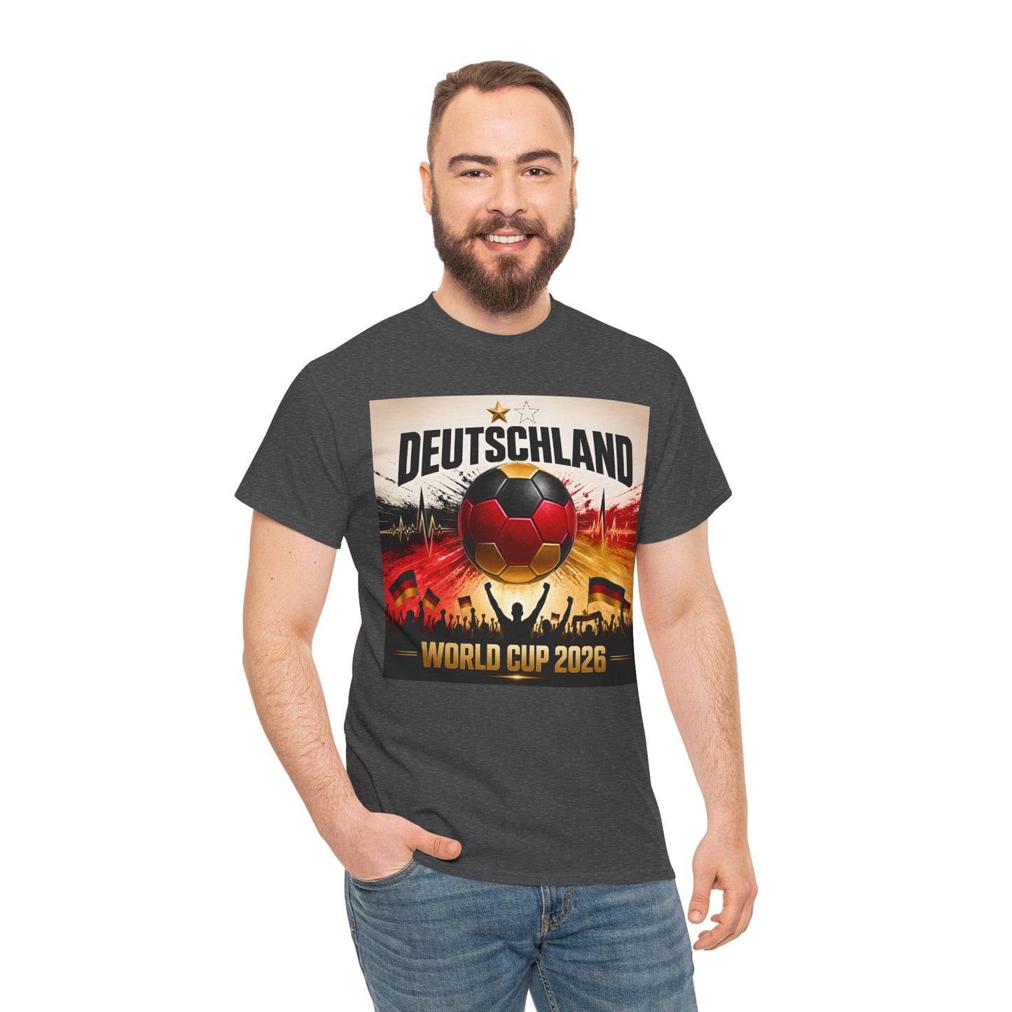 Deutschland World Cup 2026 Soccer T-Shirt — German Football Fan Tee