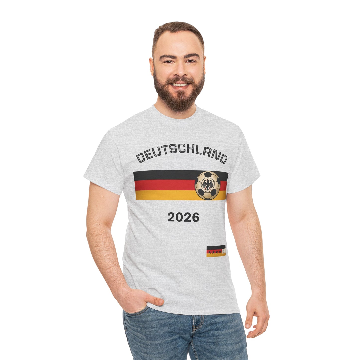 Deutschland 2026 World Cup T-Shirt — German Flag Football Shirt