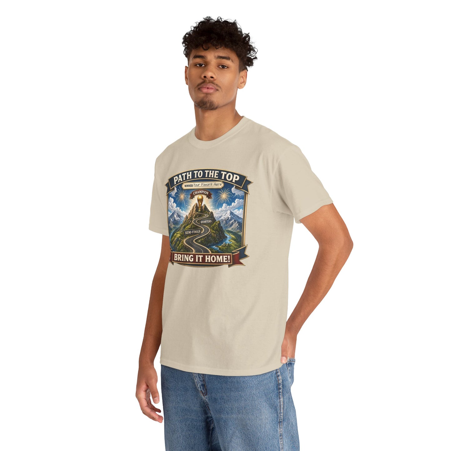 World Cup 2026 Cotton T-Shirt — “Your Favorite at the Top”