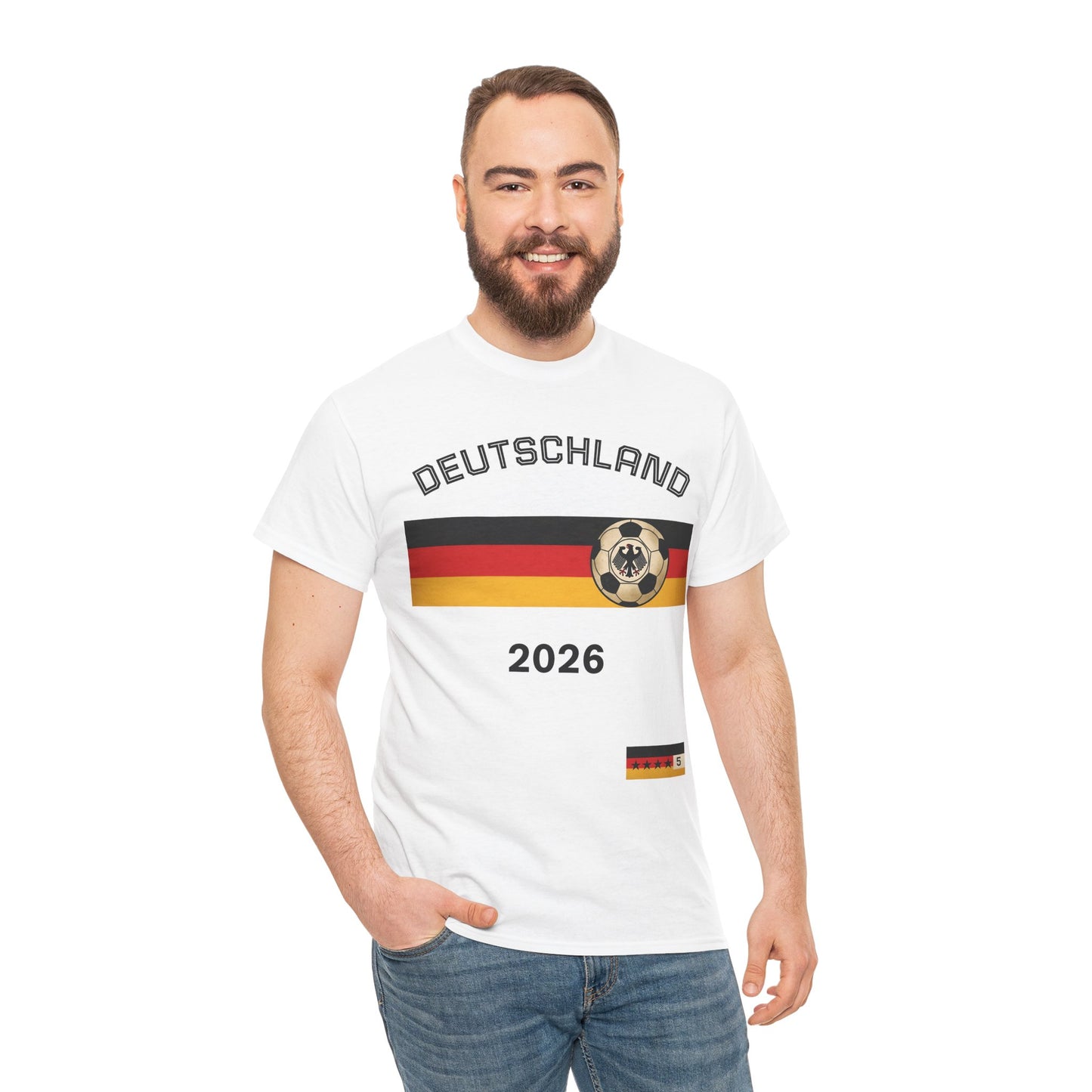 Deutschland 2026 World Cup T-Shirt — German Flag Football Shirt