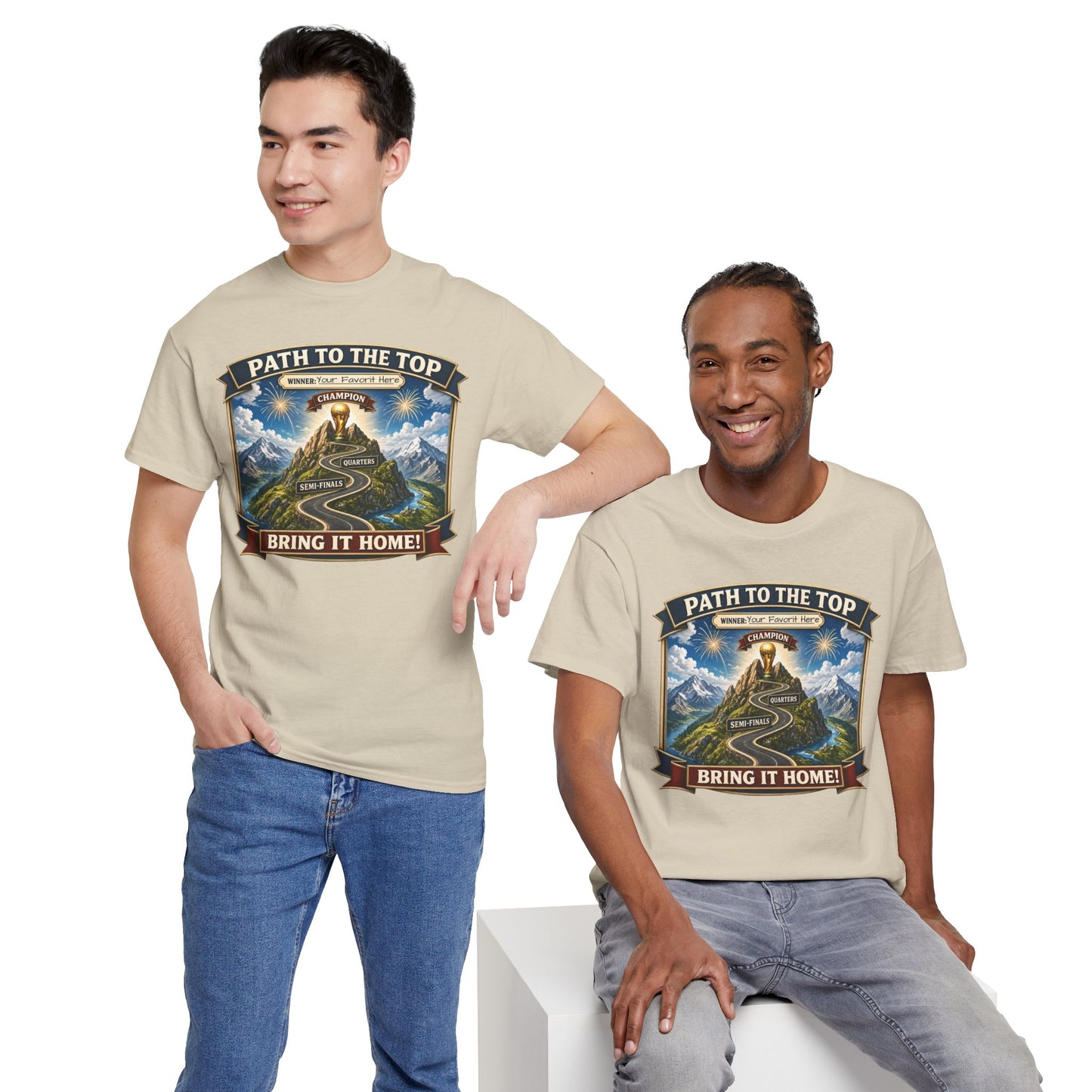 World Cup 2026 Cotton T-Shirt — “Your Favorite at the Top”