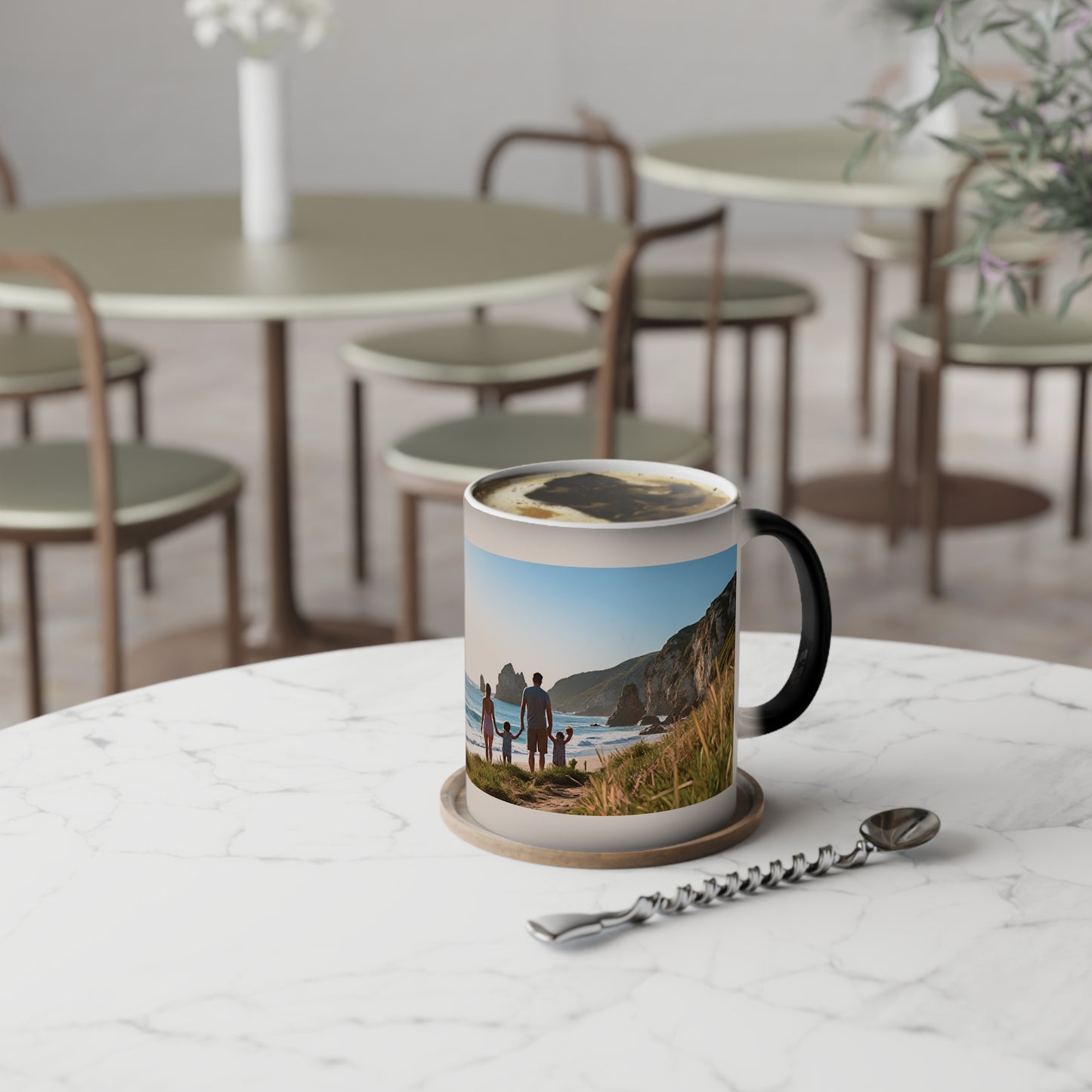 Family Мemories  Color-Changing Mug,  Design revealed on a mug when you pour hot tea or coffee into it
