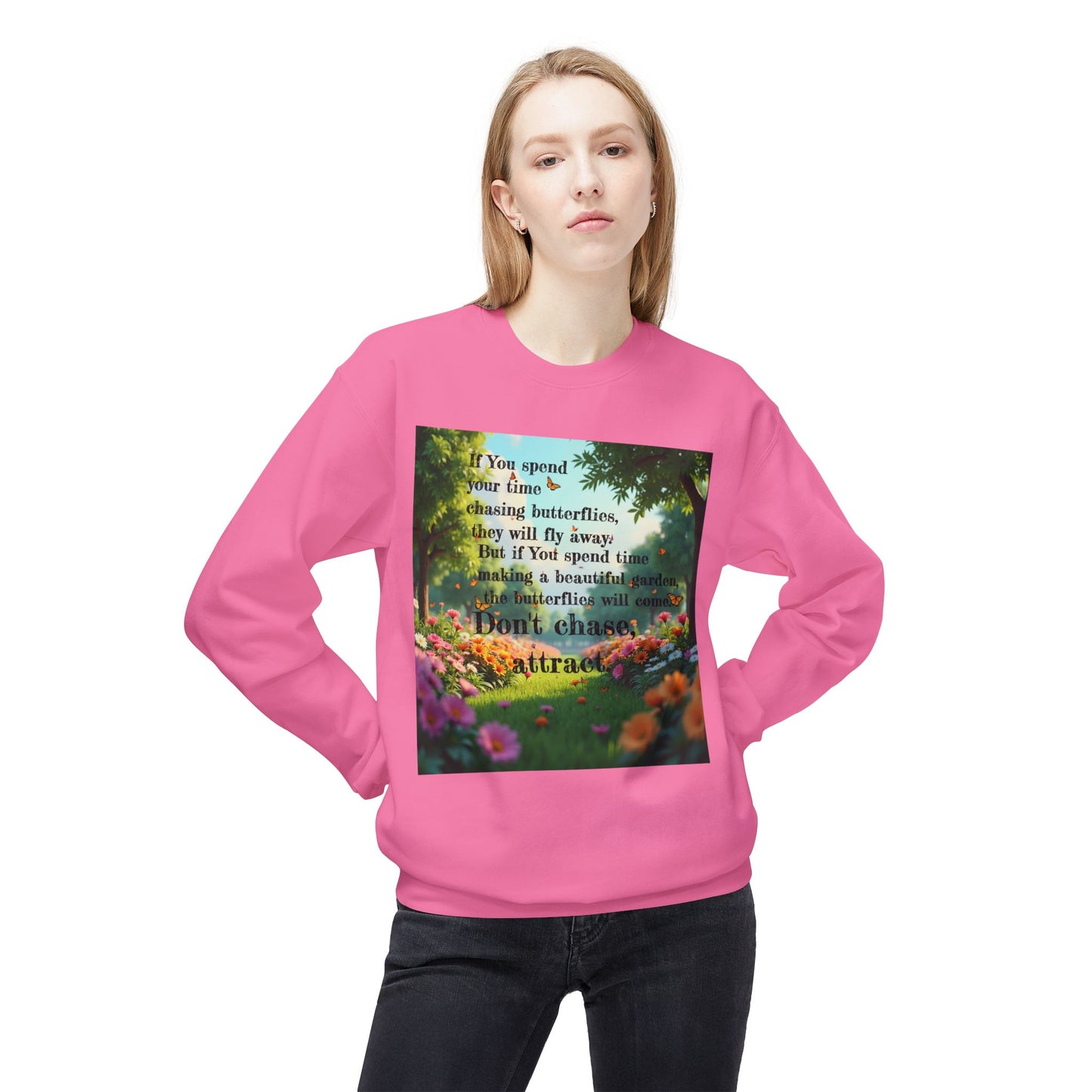 Bloom and Attract -  Midweight Softstyle Sweatshirt
