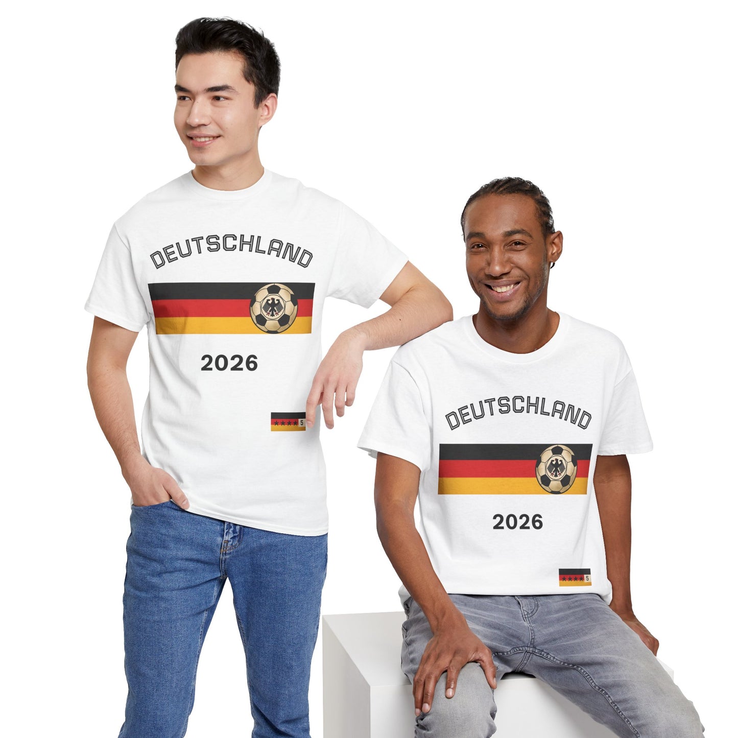 Deutschland 2026 World Cup T-Shirt — German Flag Football Shirt