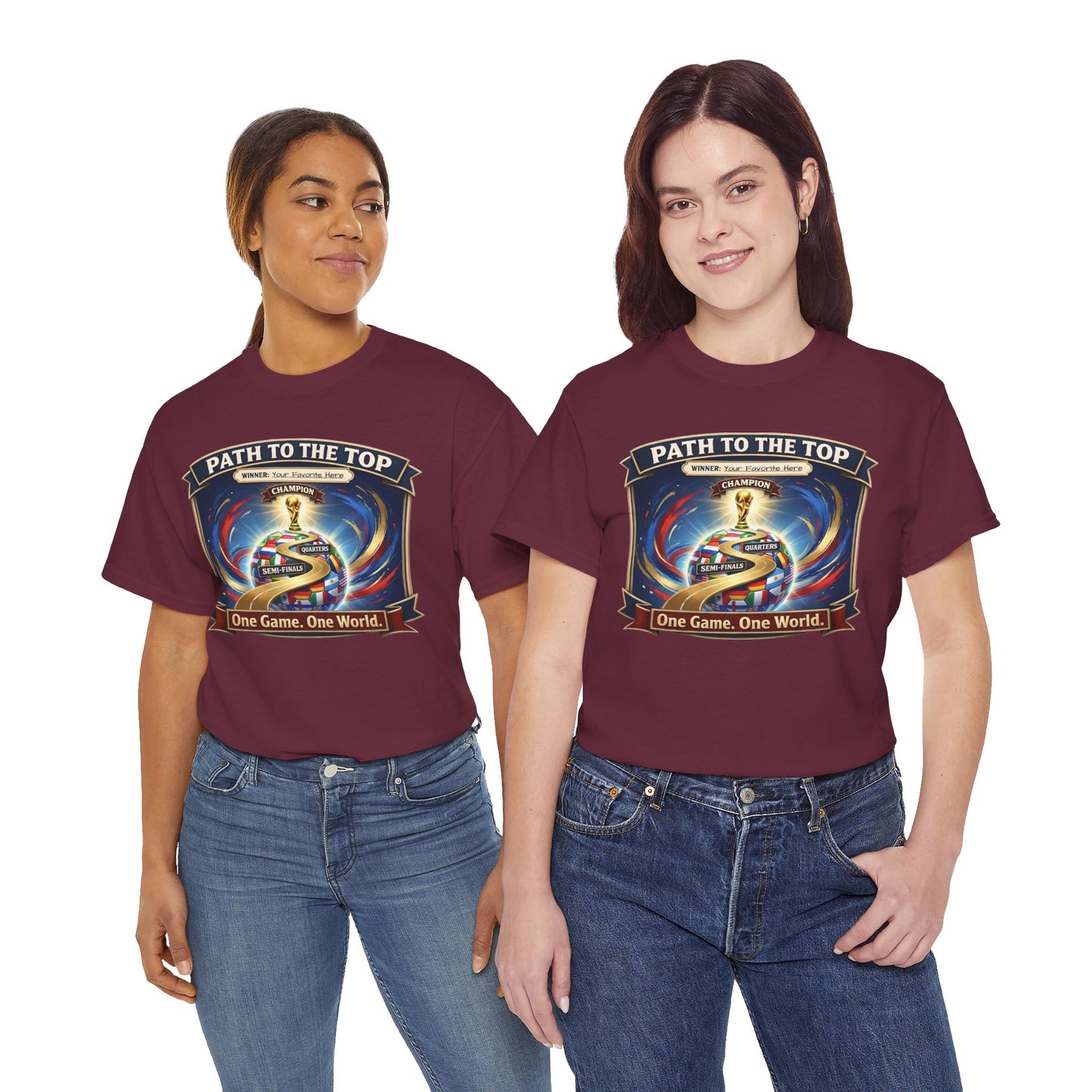 World Cup 2026 Cotton T-Shirt — “One Game. One World”