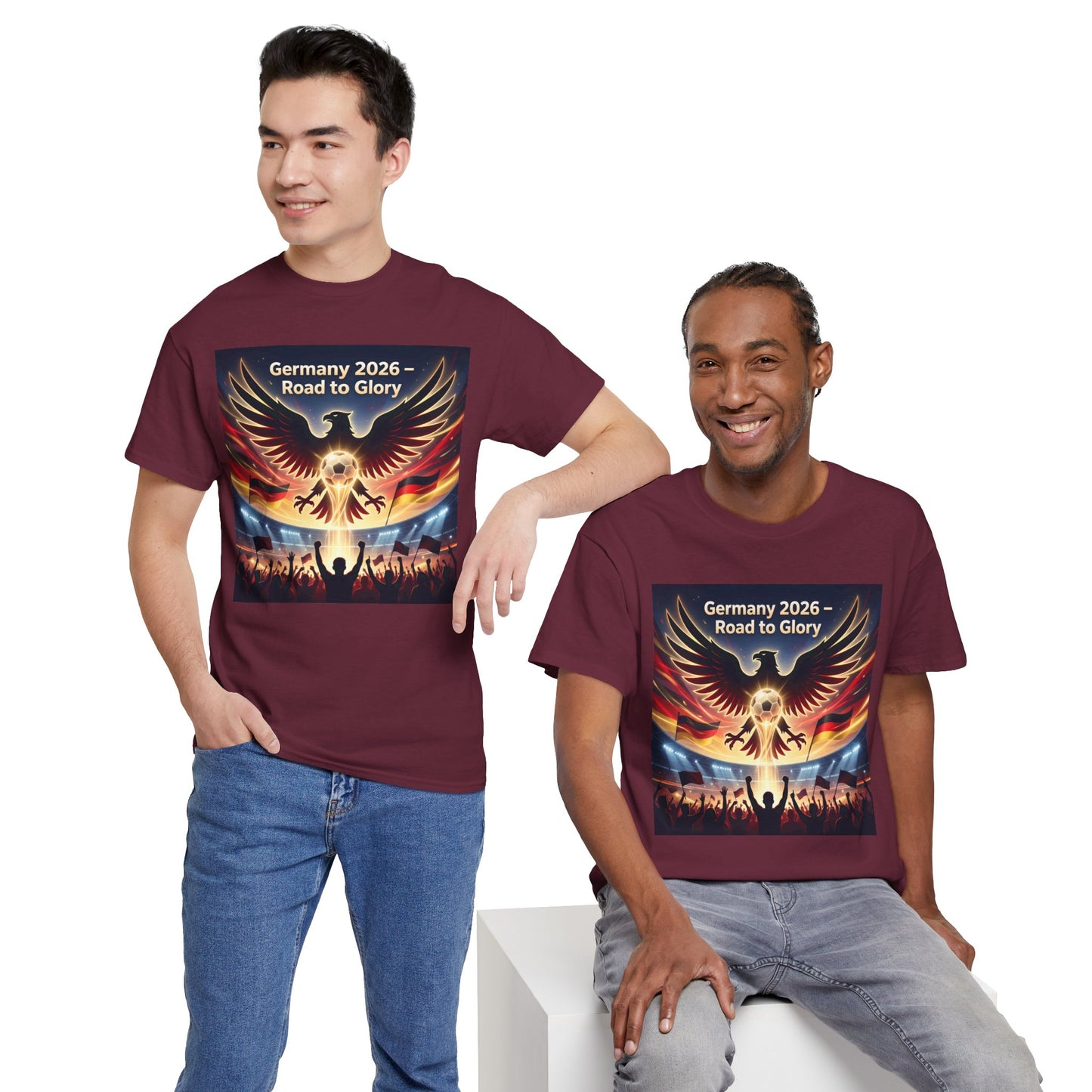 USA 2026 World Cup T-Shirt — Germany 2026 Road to Glory Eagle Soccer Fan T-Shirt