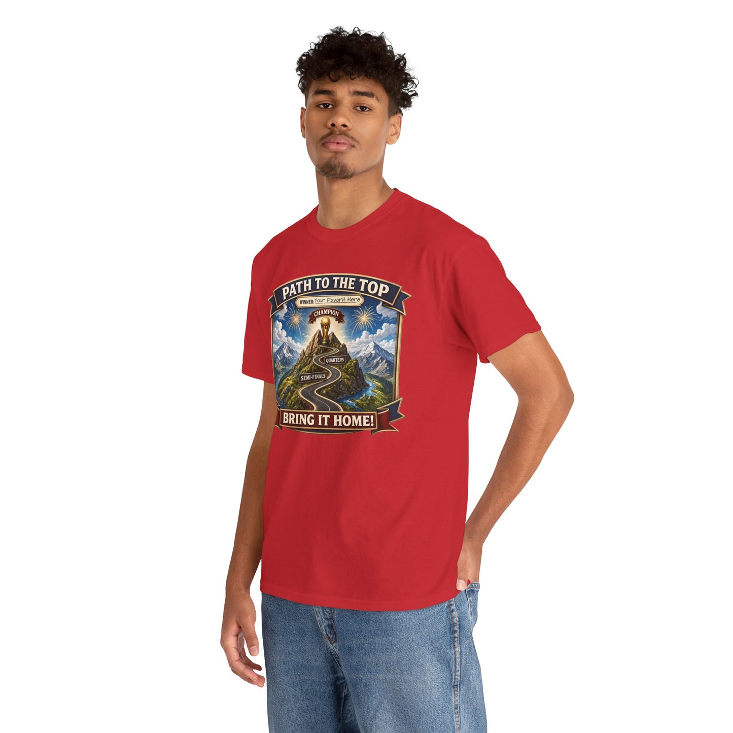 World Cup 2026 Cotton T-Shirt — “Your Favorite at the Top”