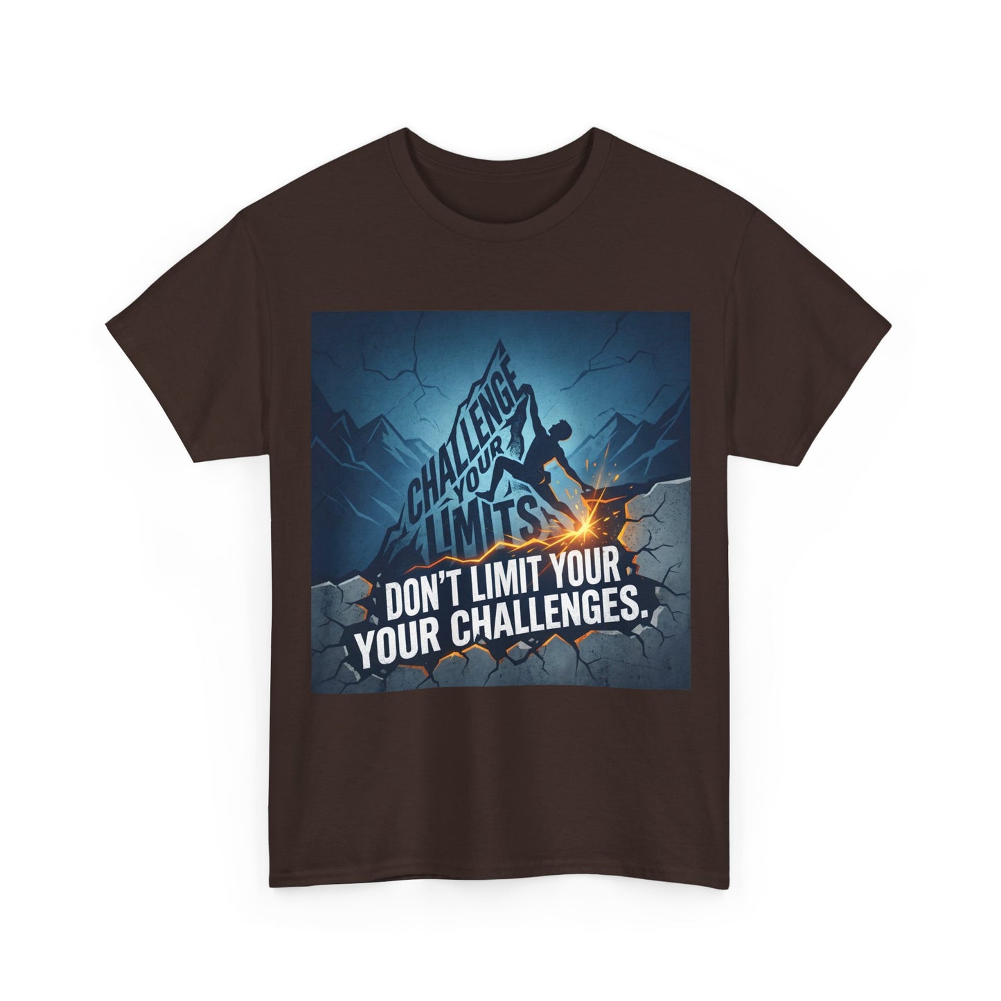 Motivational T-Shirts - "Don't Limit Your Challenges" Inspirational Breakthrough T-Shirt