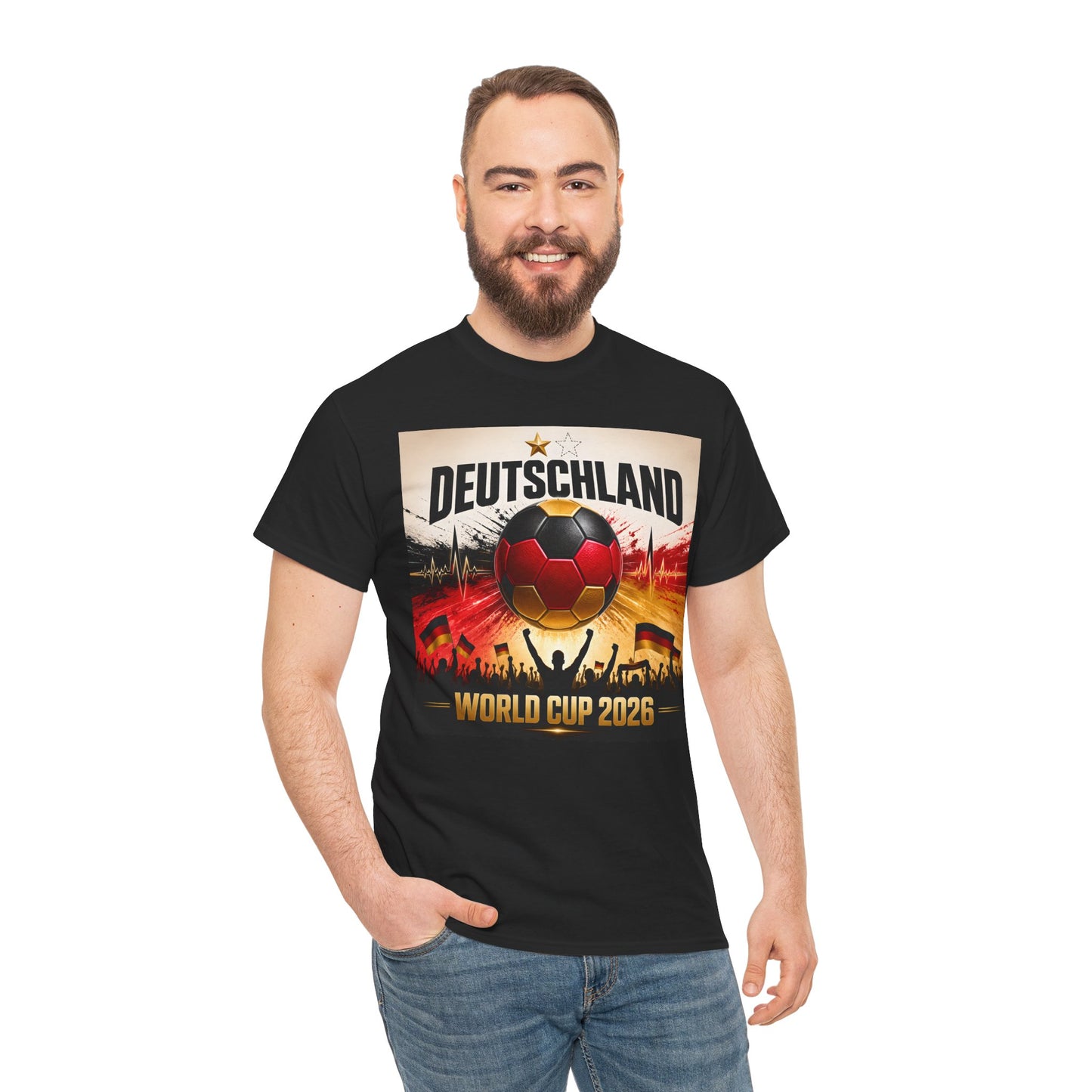 Deutschland World Cup 2026 Soccer T-Shirt — German Football Fan Tee
