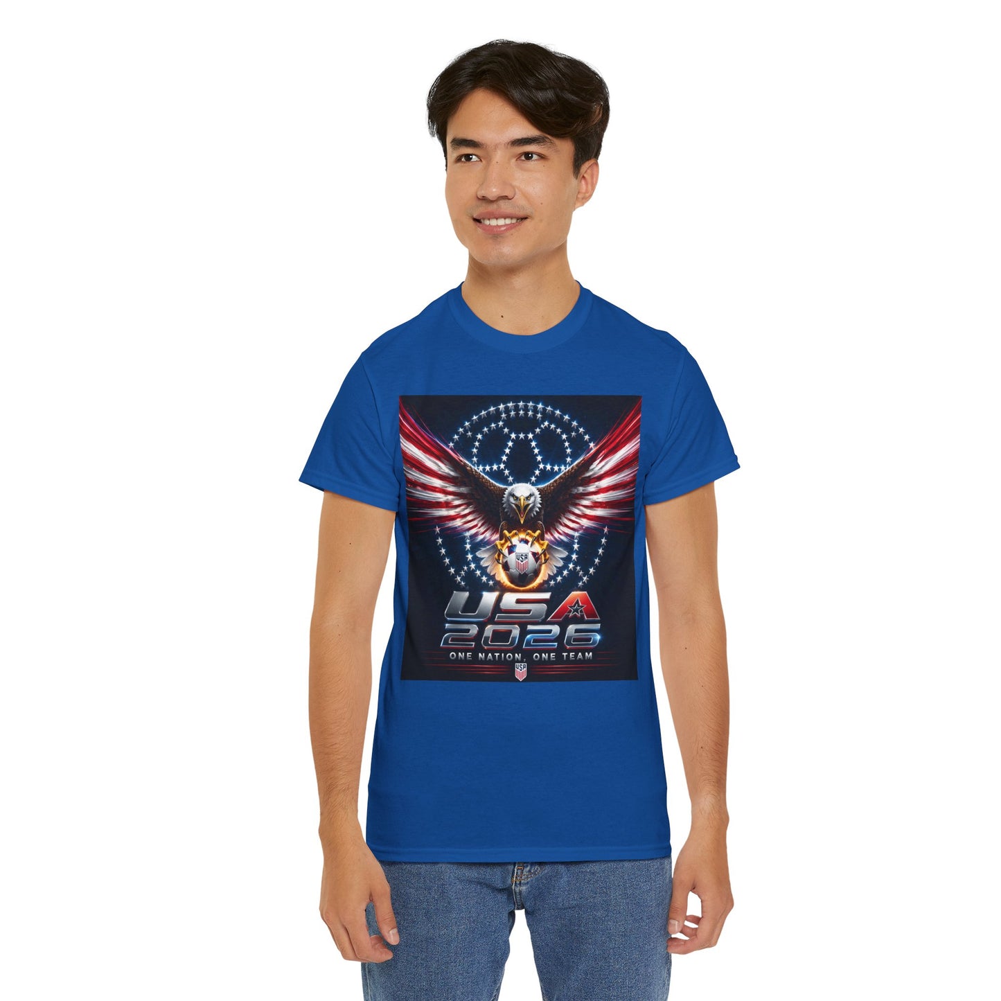 USA 2026 World Cup T-Shirt —  One Nation One Team cotton T-Shirt