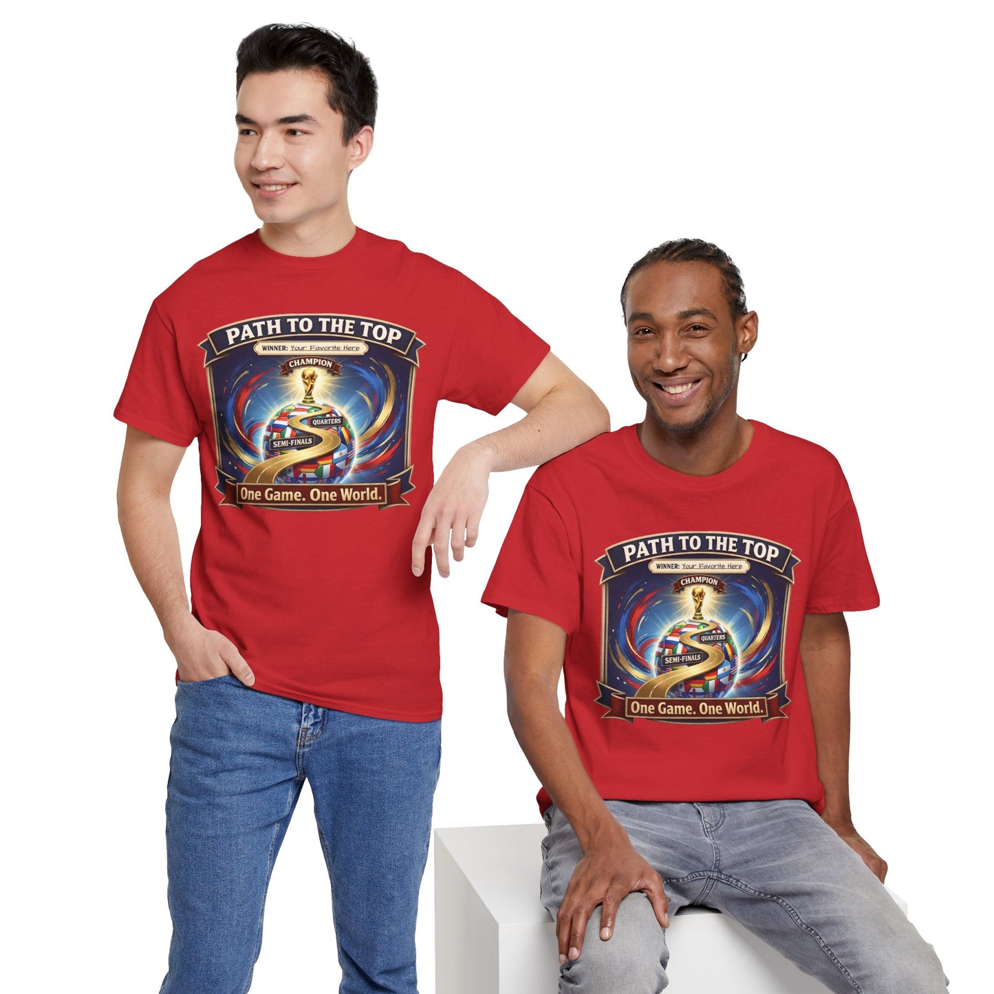 World Cup 2026 Cotton T-Shirt — “One Game. One World”