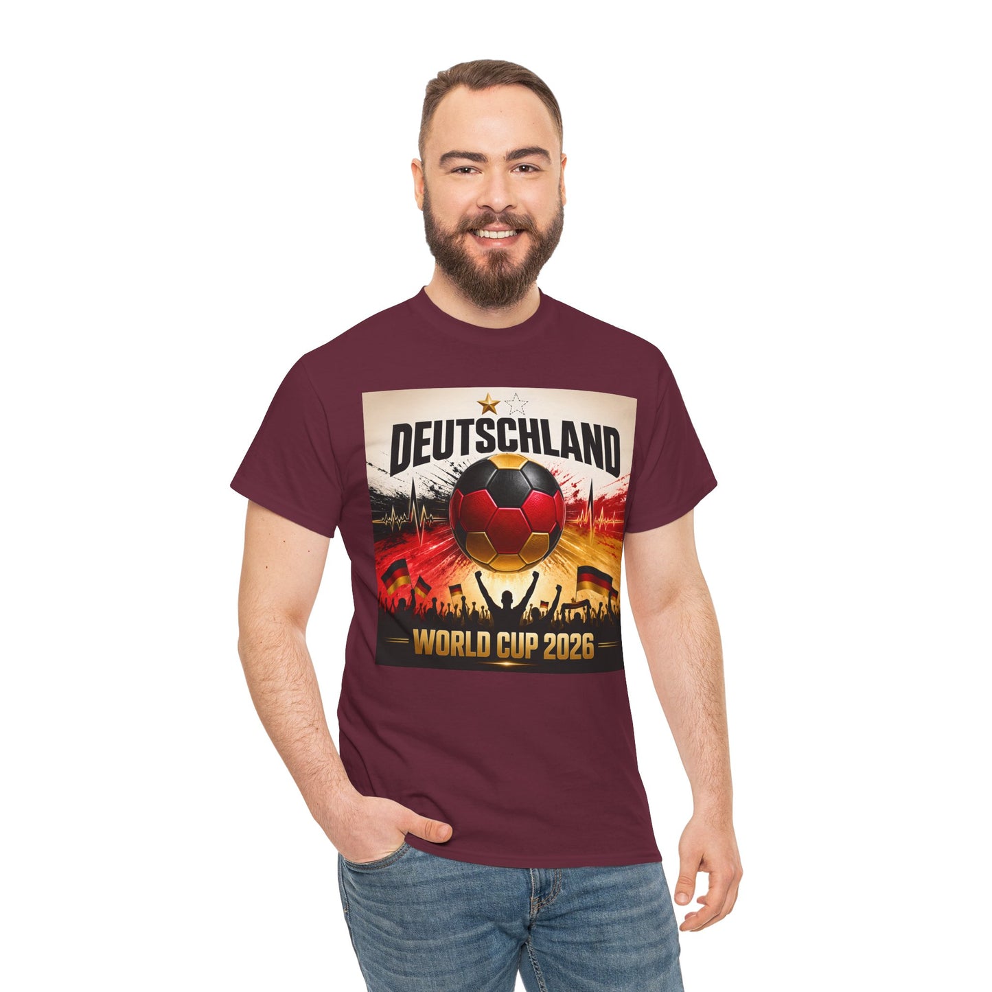 Deutschland World Cup 2026 Soccer T-Shirt — German Football Fan Tee