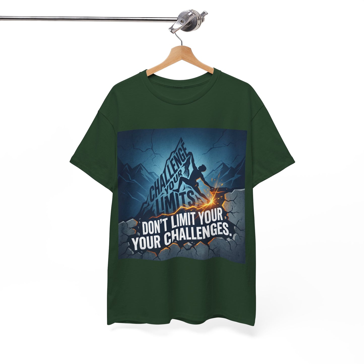 Motivational T-Shirts - "Don't Limit Your Challenges" Inspirational Breakthrough T-Shirt