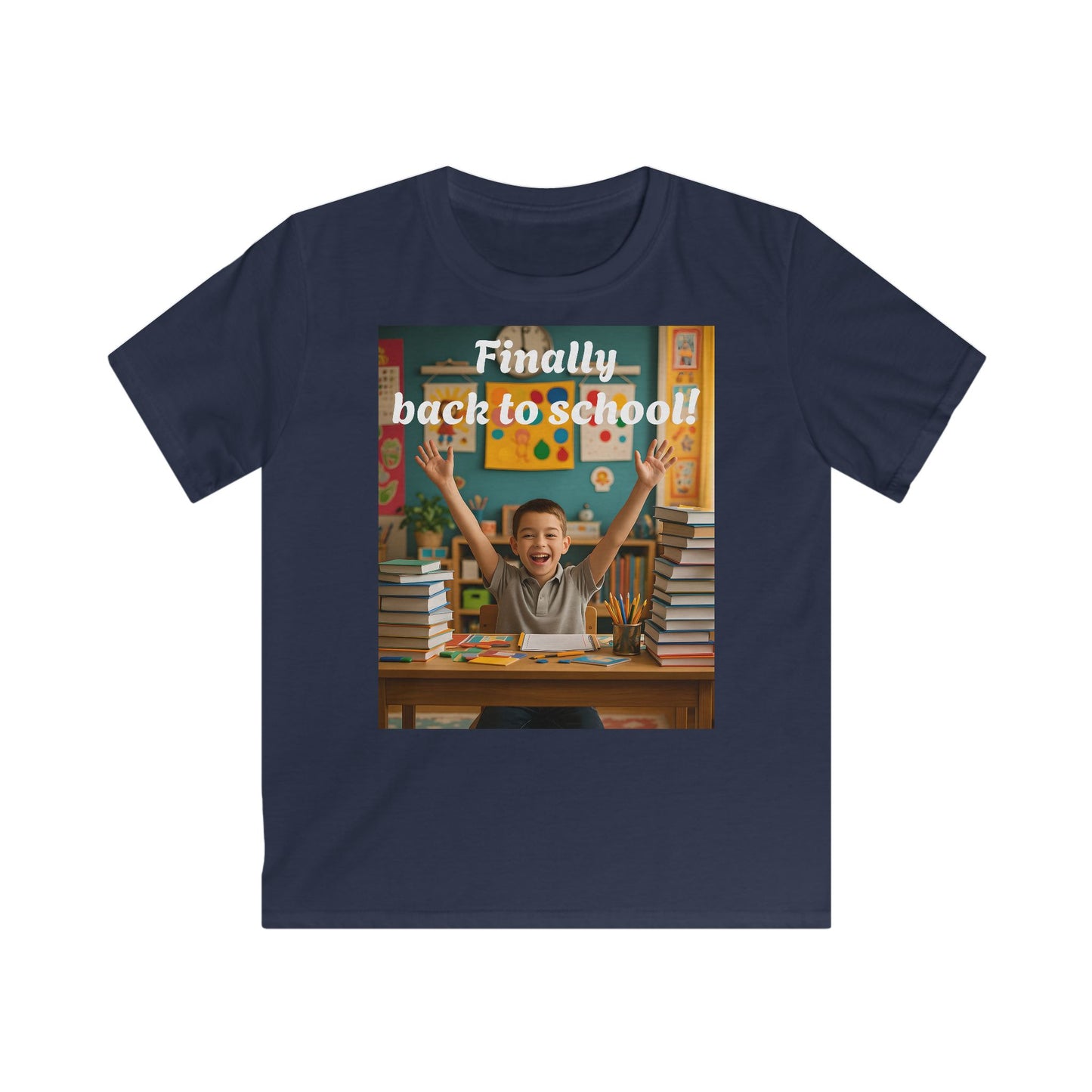 Customizable Cotton  Kids T-Shirt - Back to School!