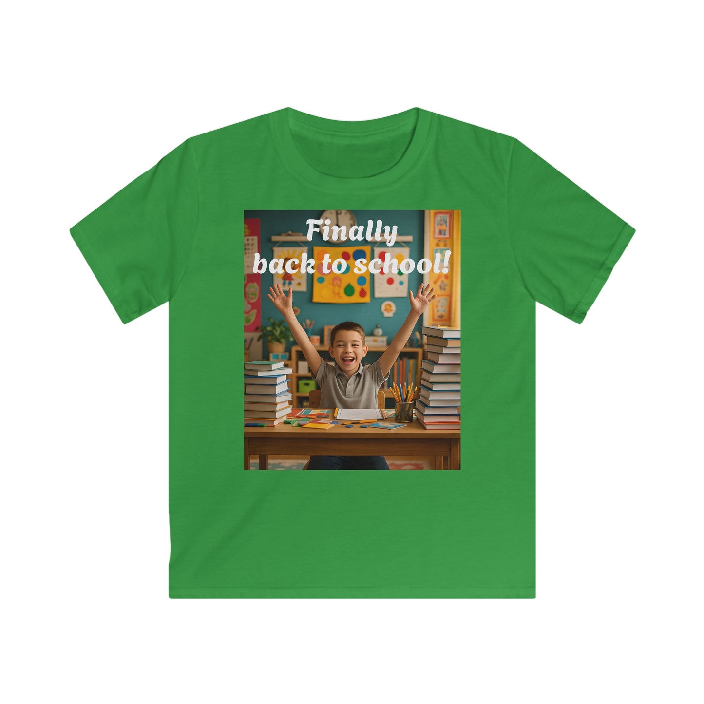 Customizable Cotton  Kids T-Shirt - Back to School!