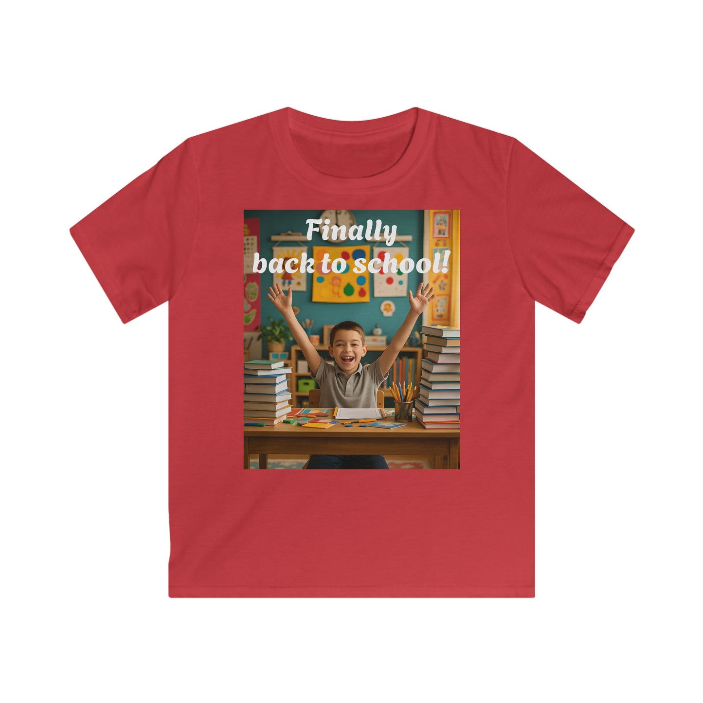 Customizable Cotton  Kids T-Shirt - Back to School!