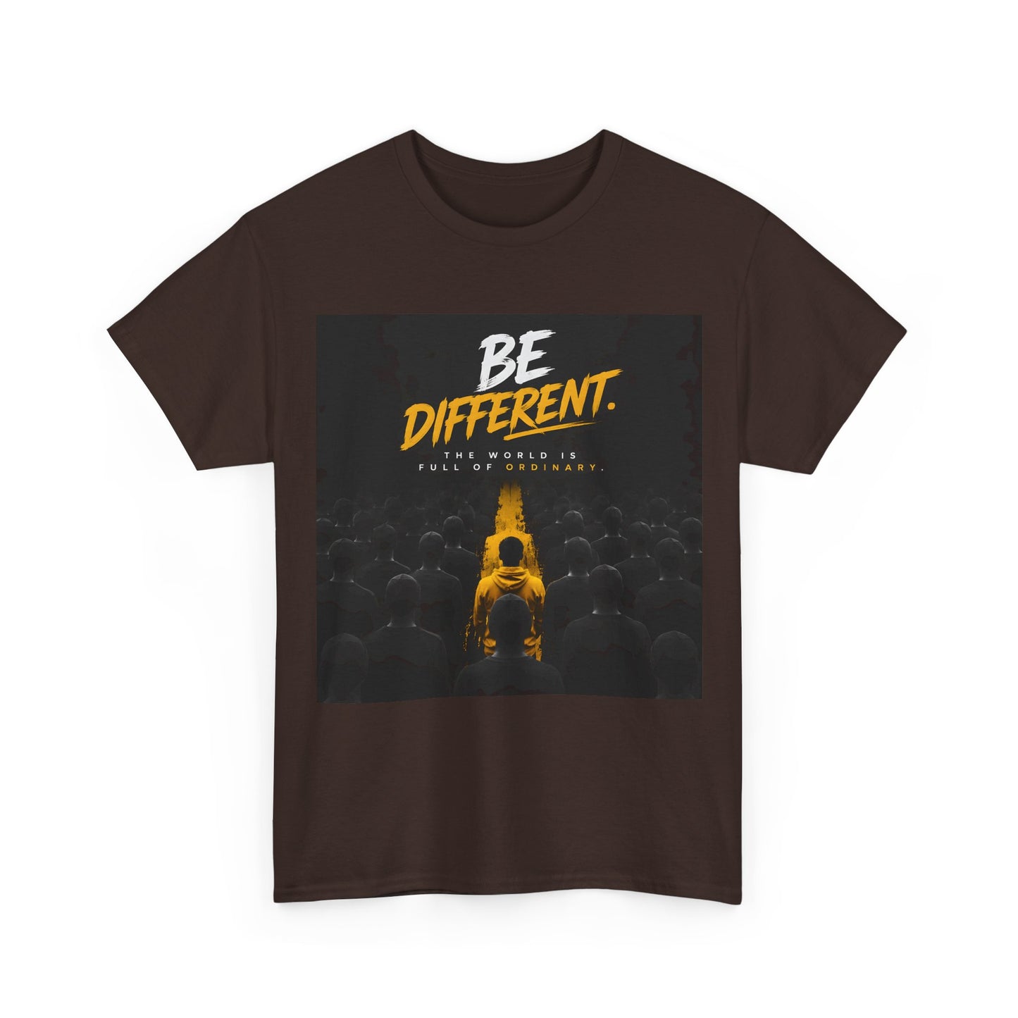 Motivational T-Shirts  "Be Different"  — Inspirational Graphic Cotton T-Shirt