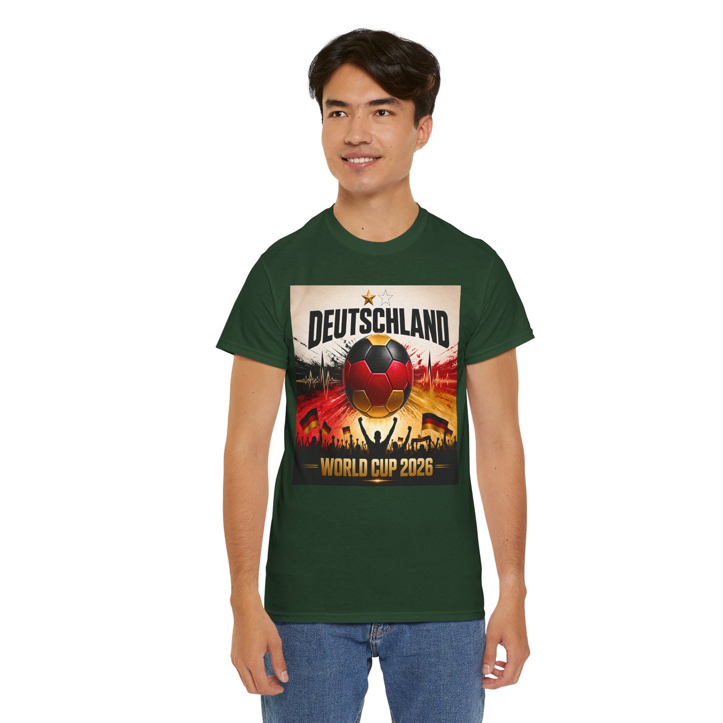 Deutschland World Cup 2026 Soccer T-Shirt — German Football Fan Tee