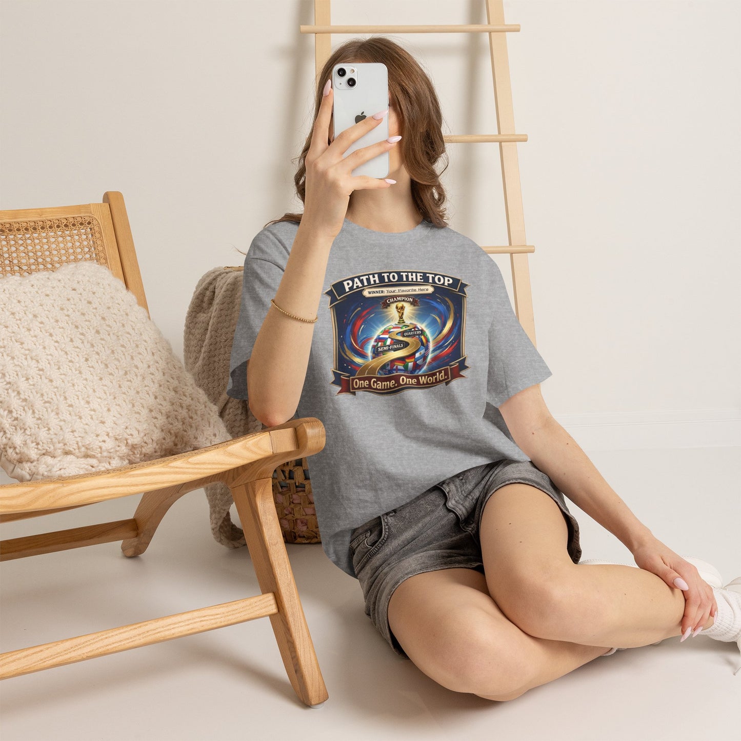 World Cup 2026 Cotton T-Shirt — “One Game. One World”