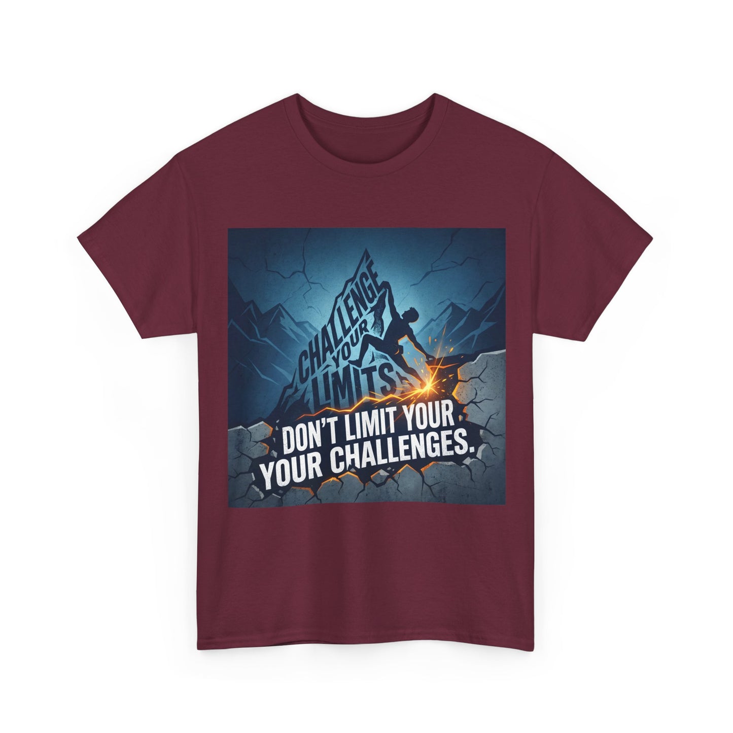 Motivational T-Shirts - "Don't Limit Your Challenges" Inspirational Breakthrough T-Shirt