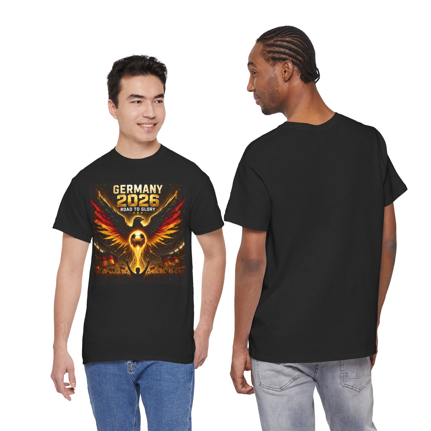 USA 2026 World Cup T-Shirt - Germany 2026 — Flaming Phoenix Football Fan Tee