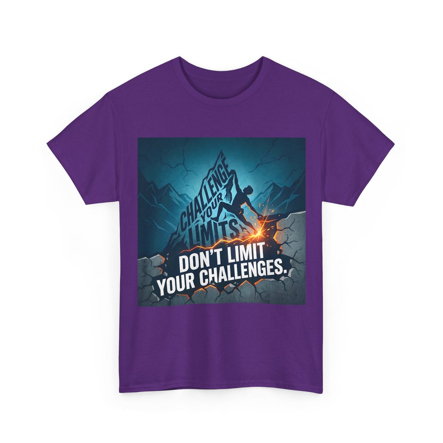 Motivational T-Shirts - "Don't Limit Your Challenges" Inspirational Breakthrough T-Shirt