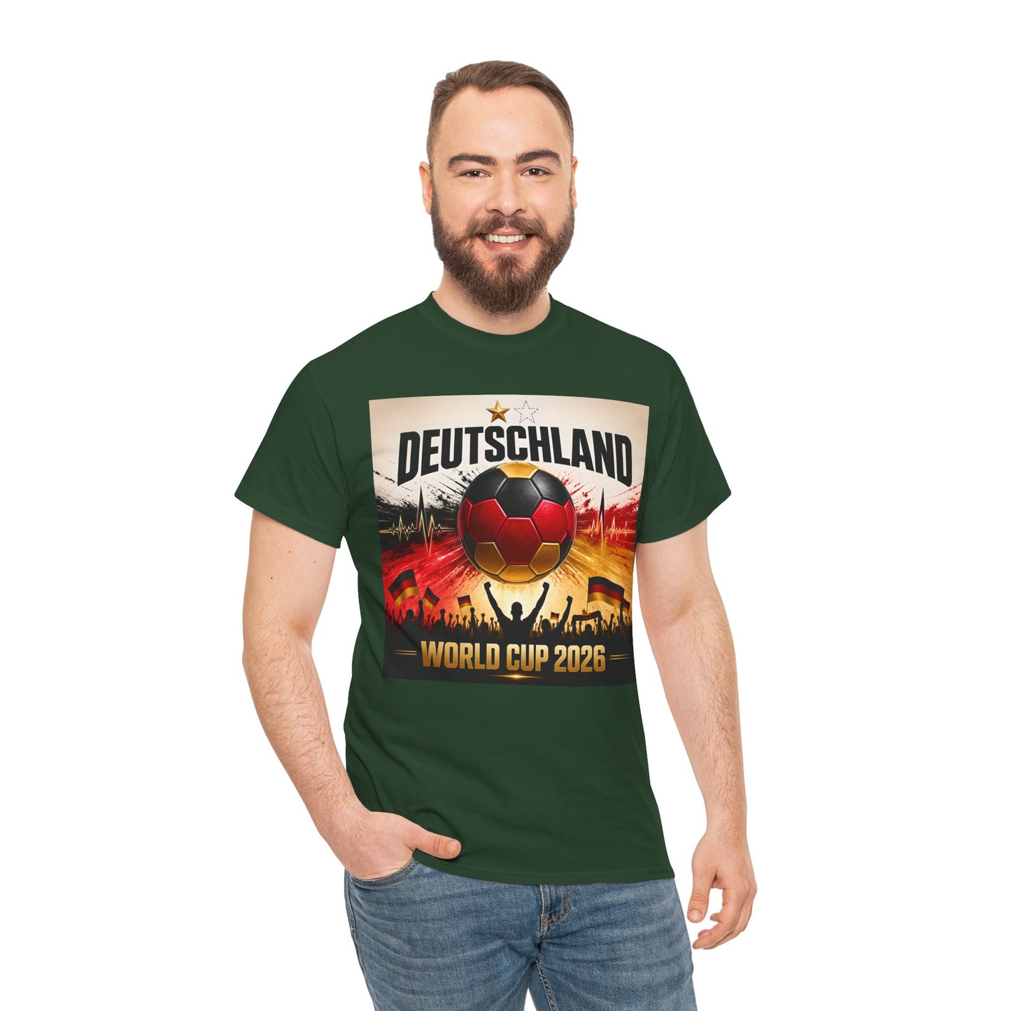 Deutschland World Cup 2026 Soccer T-Shirt — German Football Fan Tee