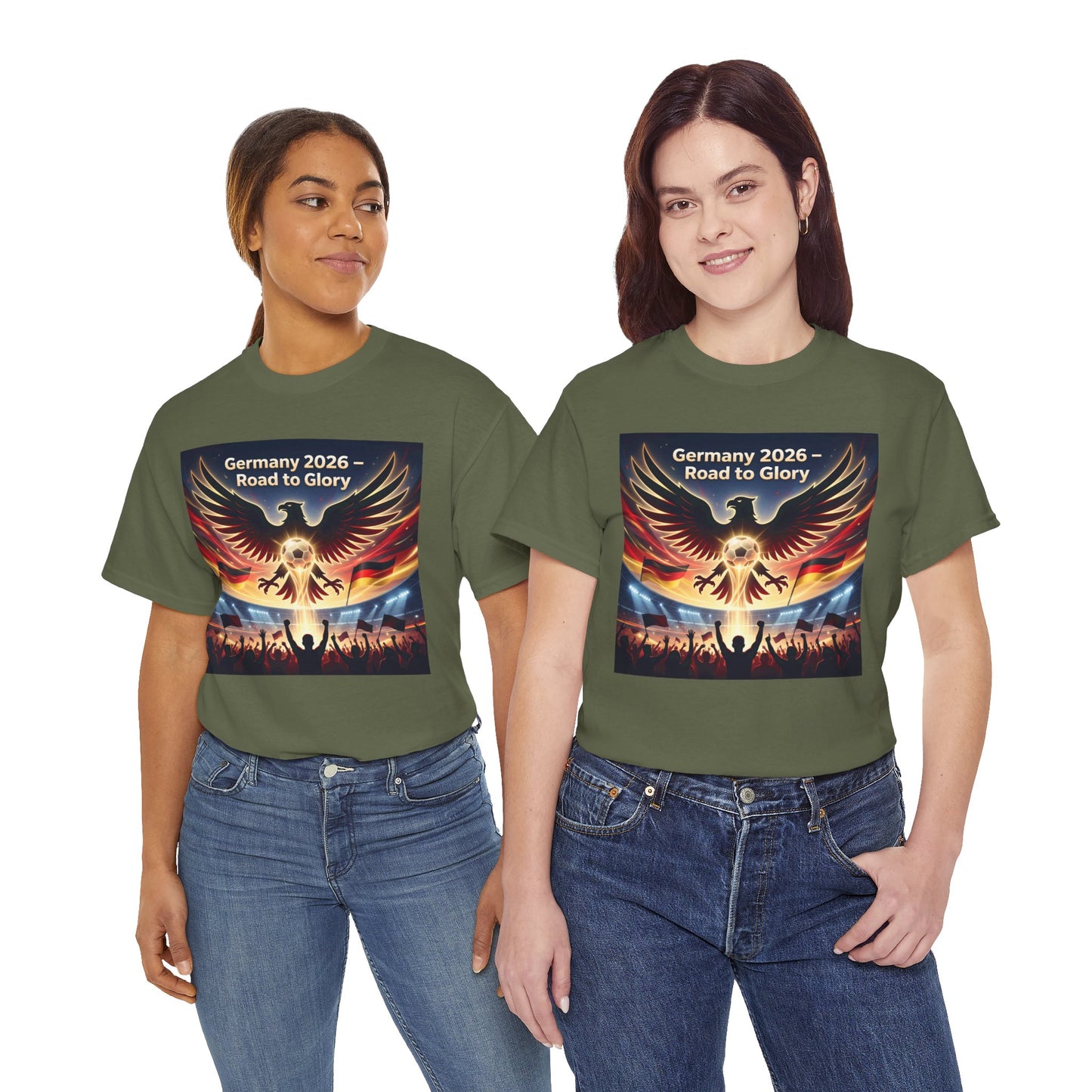 USA 2026 World Cup T-Shirt — Germany 2026 Road to Glory Eagle Soccer Fan T-Shirt