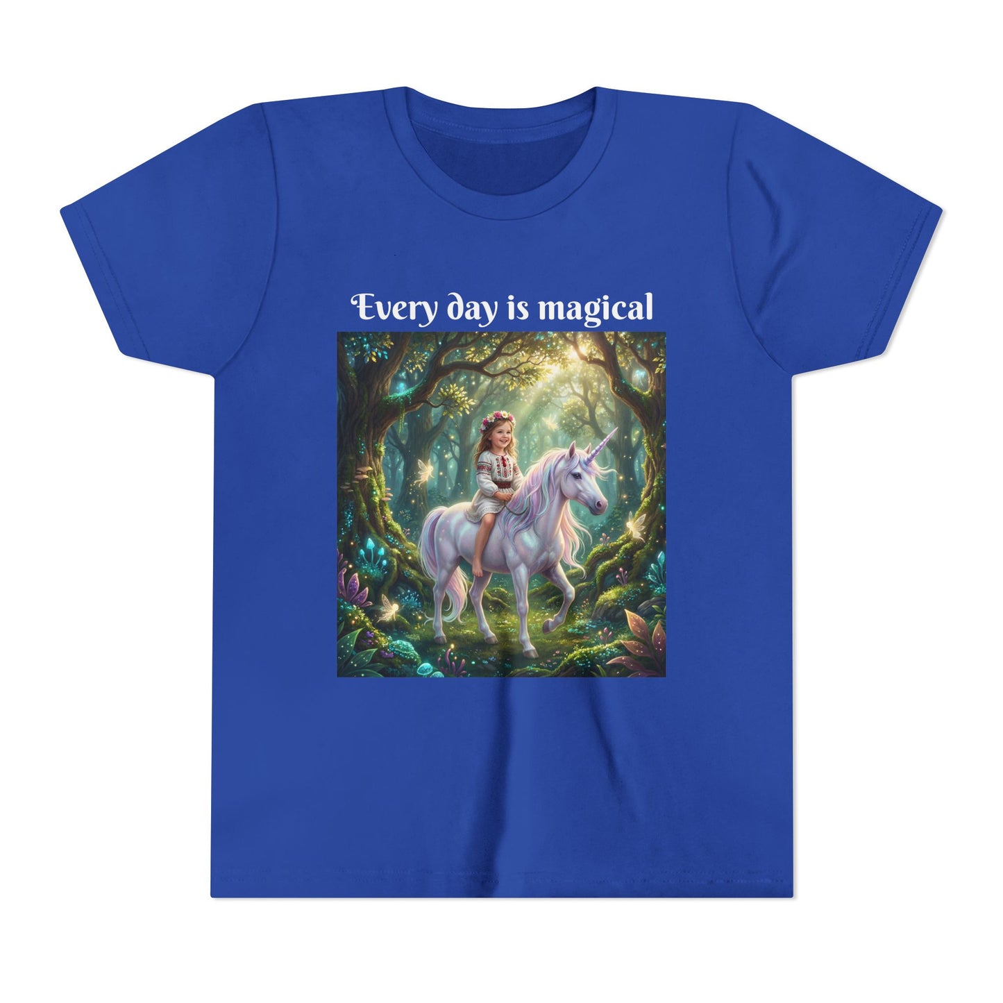 Custom T-Shirt "Princess on Unicorn" – Personalized with your Child Face