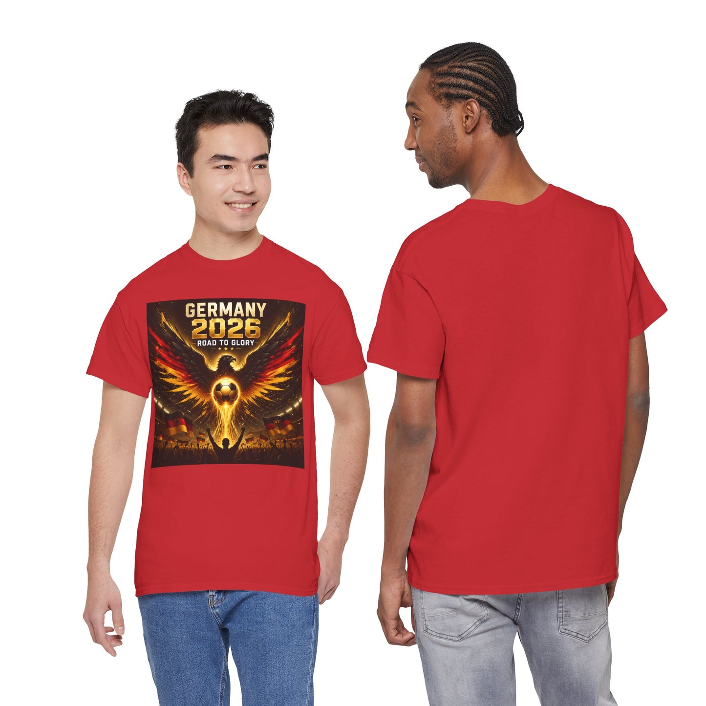USA 2026 World Cup T-Shirt - Germany 2026 — Flaming Phoenix Football Fan Tee