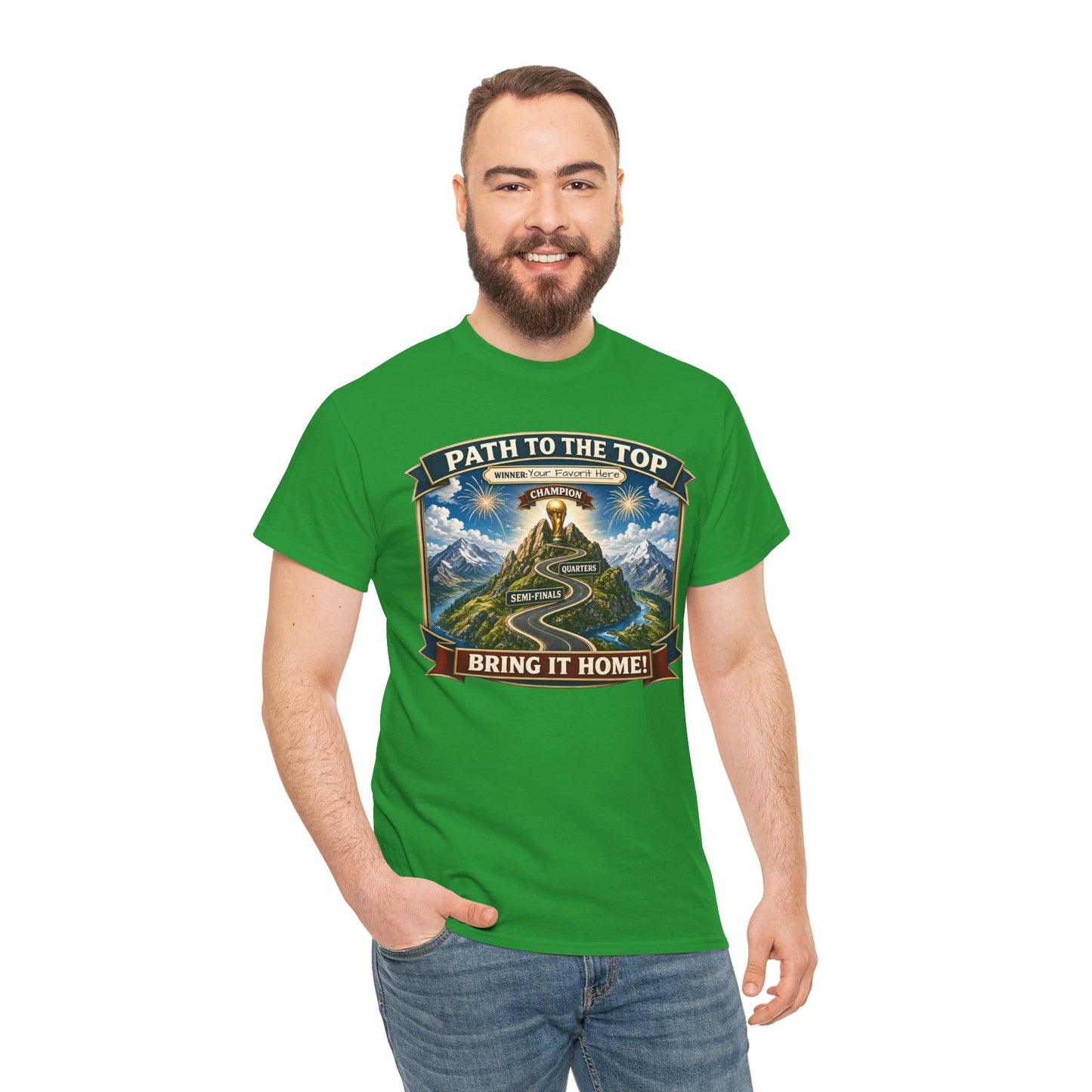 World Cup 2026 Cotton T-Shirt — “Your Favorite at the Top”