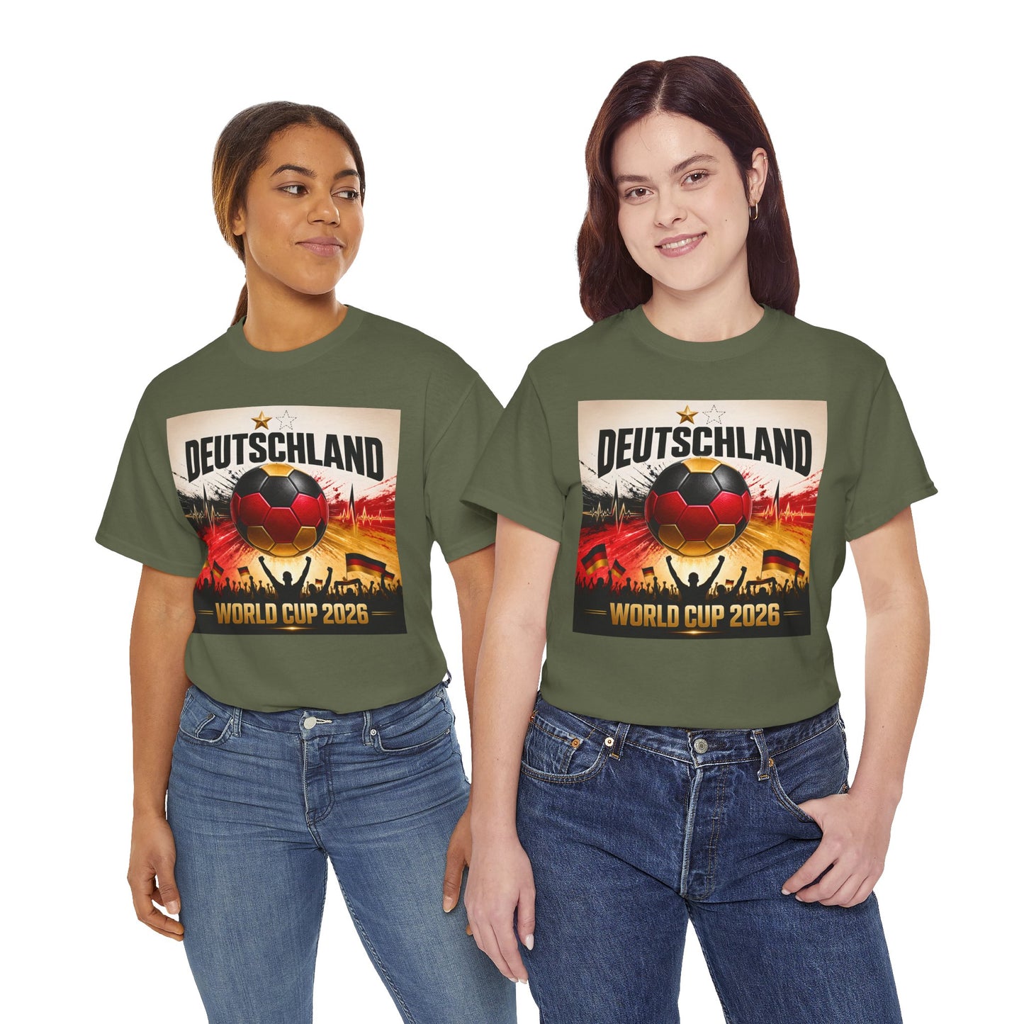 Deutschland World Cup 2026 Soccer T-Shirt — German Football Fan Tee