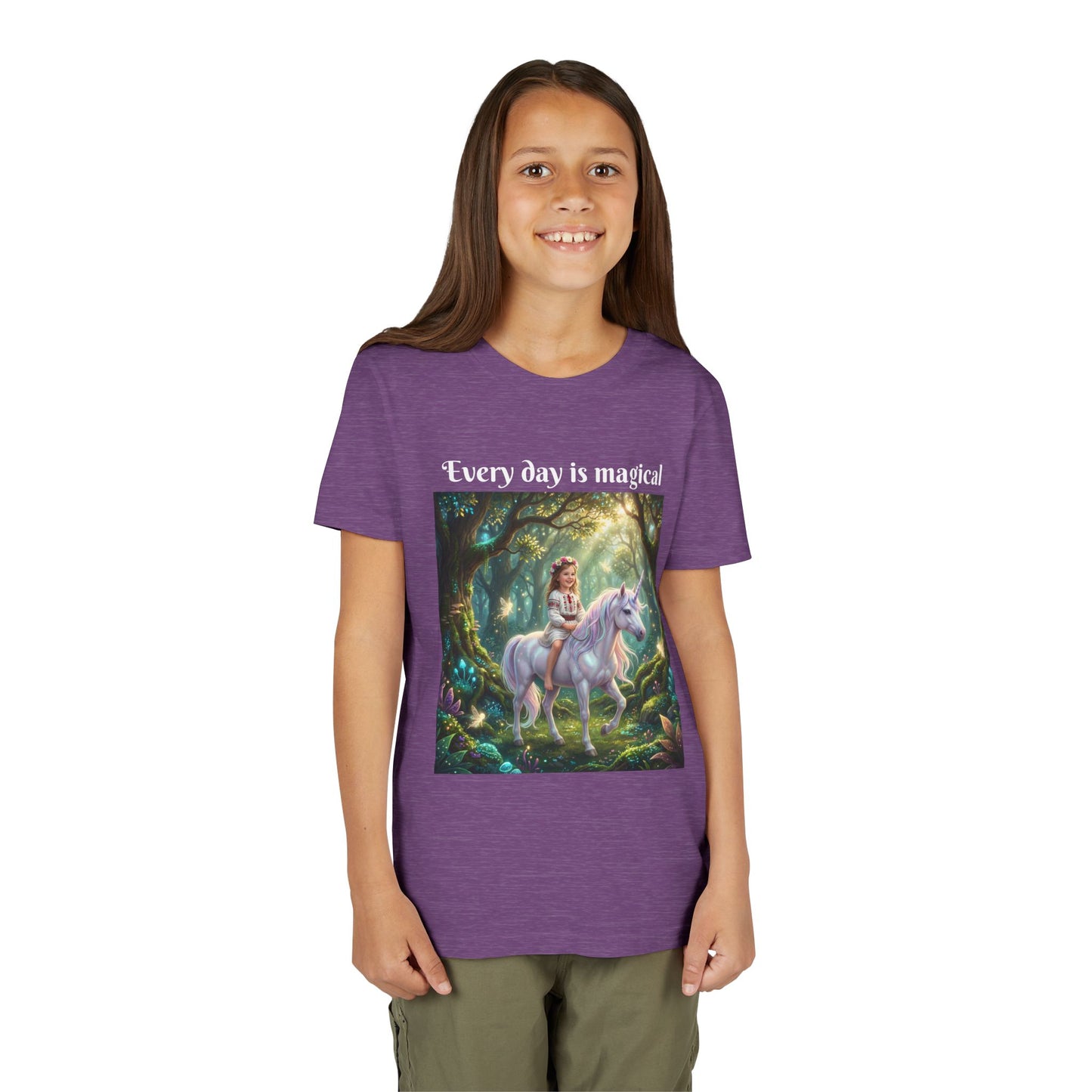 Custom T-Shirt "Princess on Unicorn" – Personalized with your Child Face