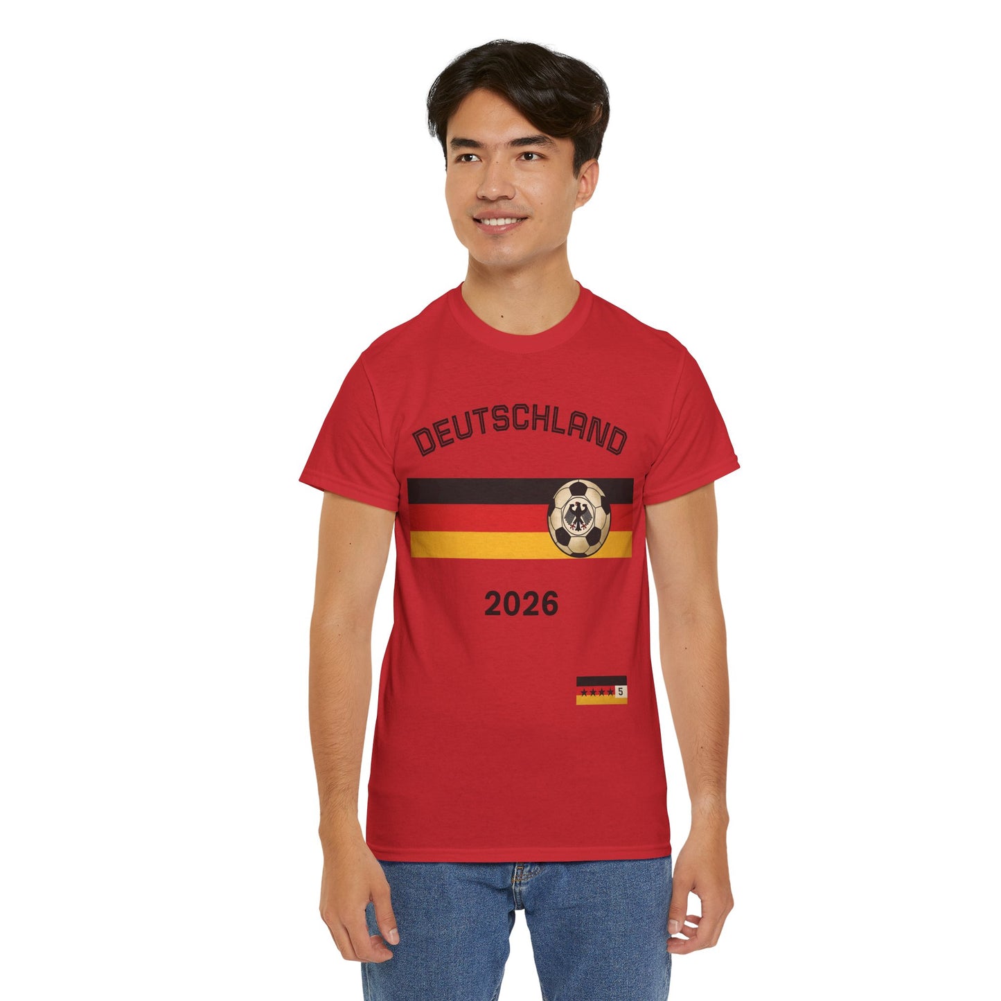 Deutschland 2026 World Cup T-Shirt — German Flag Football Shirt