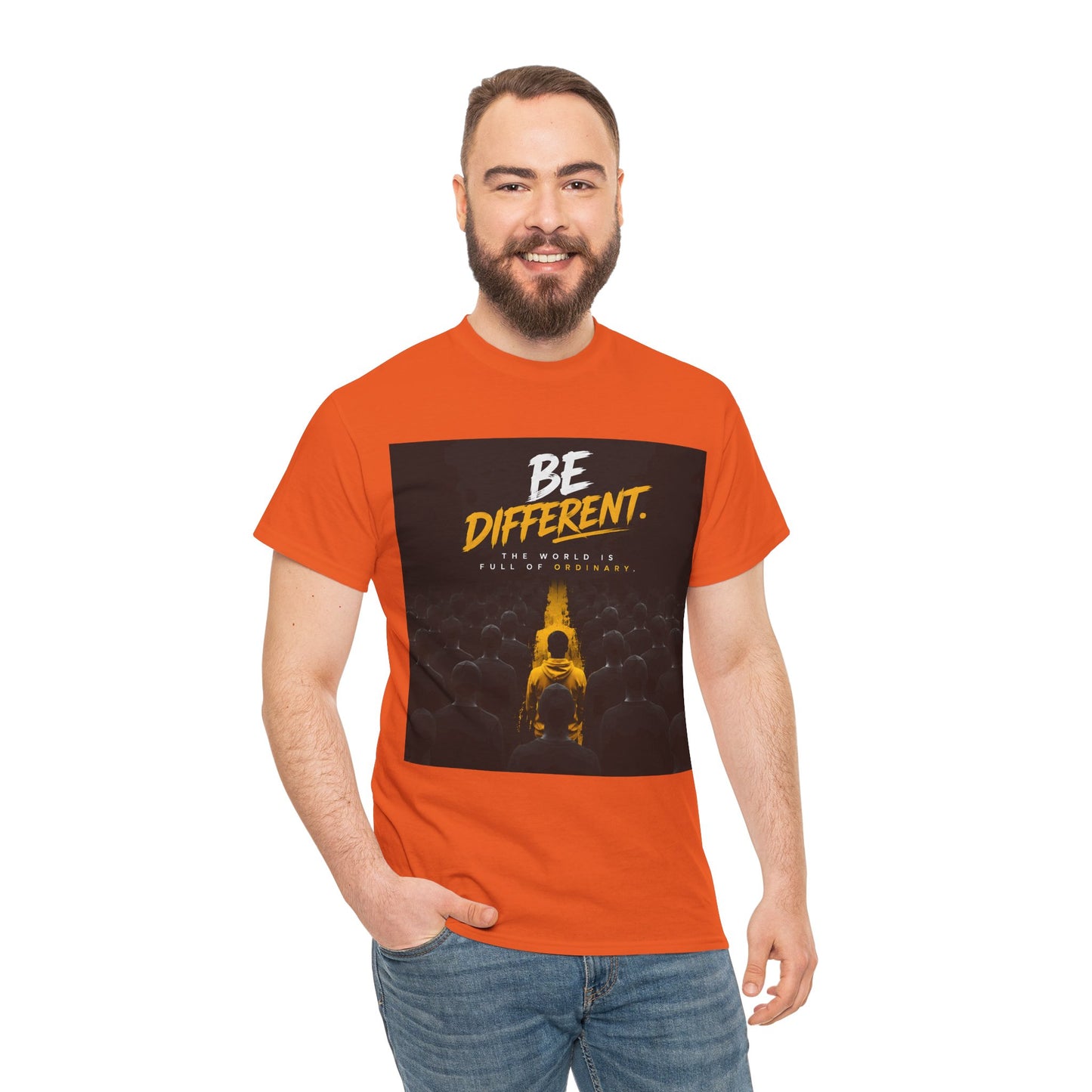 Motivational T-Shirts  "Be Different"  — Inspirational Graphic Cotton T-Shirt